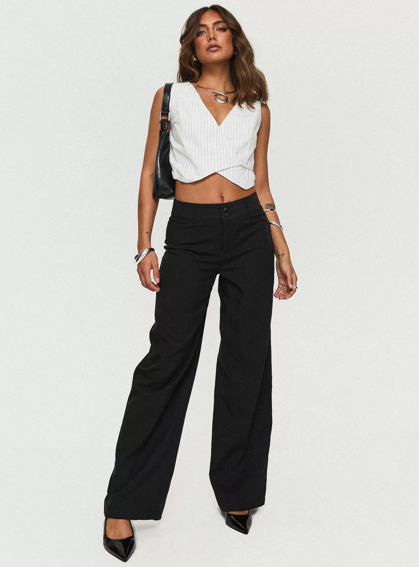 Princess Polly Pants | Alaina Pants Black