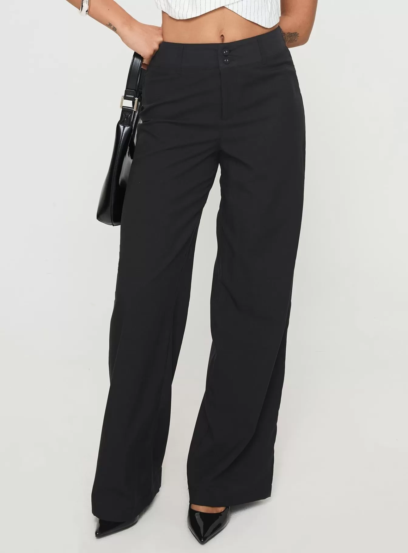 Princess Polly Pants | Alaina Pants Black