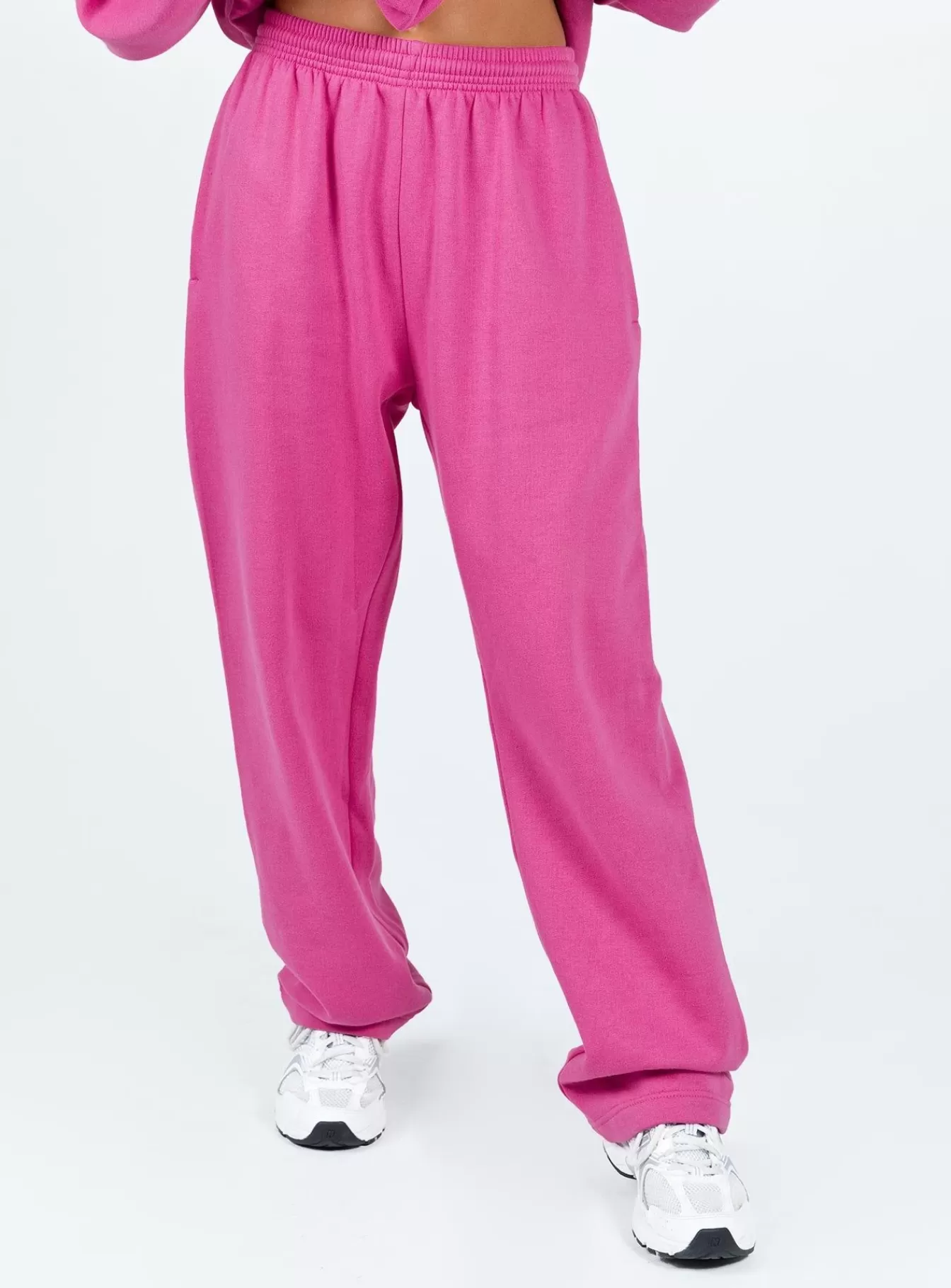 Princess Polly Pants | Arya Straight Leg Track Pants Pink