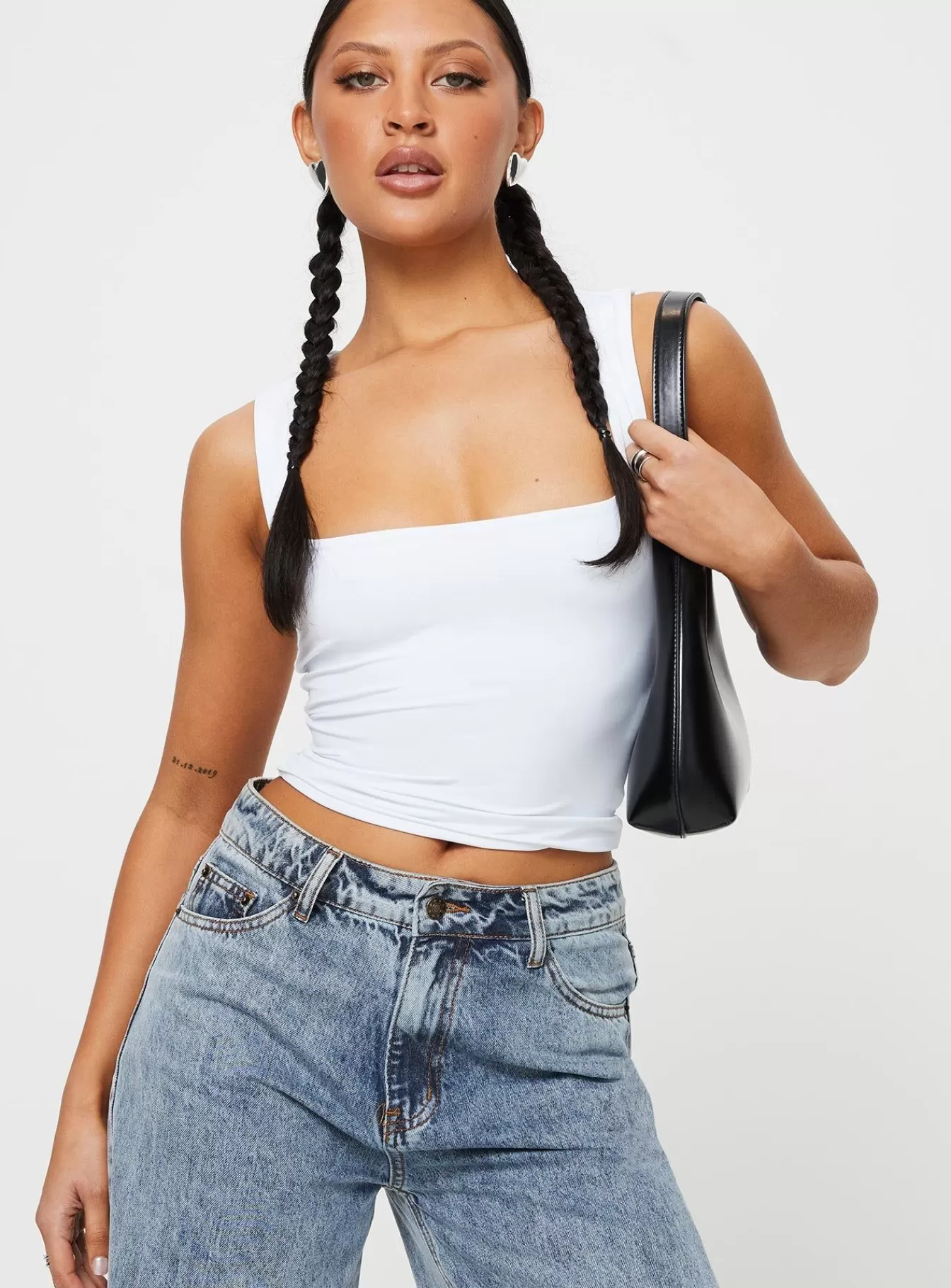 Princess Polly Casual Tops | Back In Time Top White