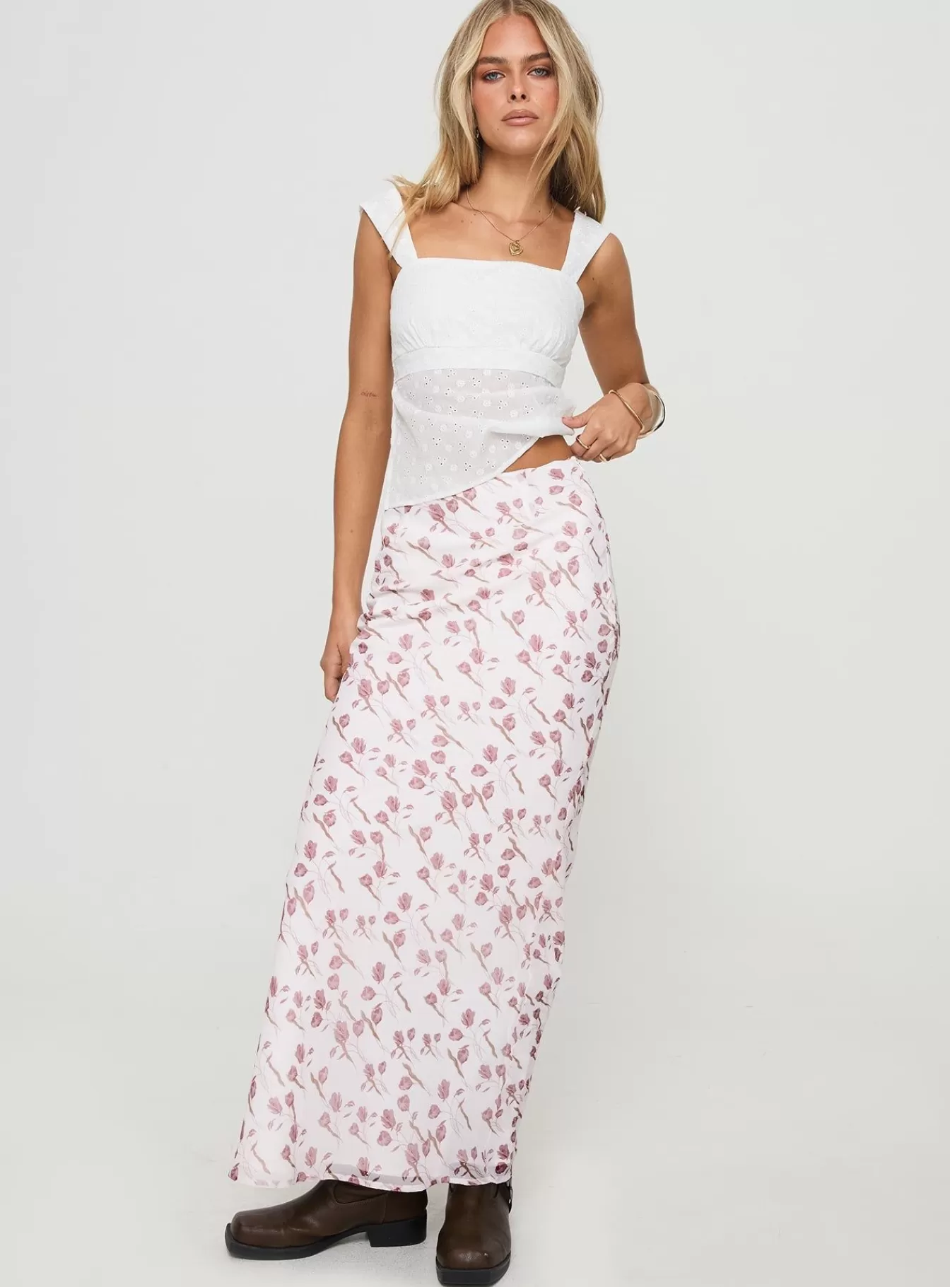 Princess Polly Skirts | Battaglie Maxi Skirt Multi