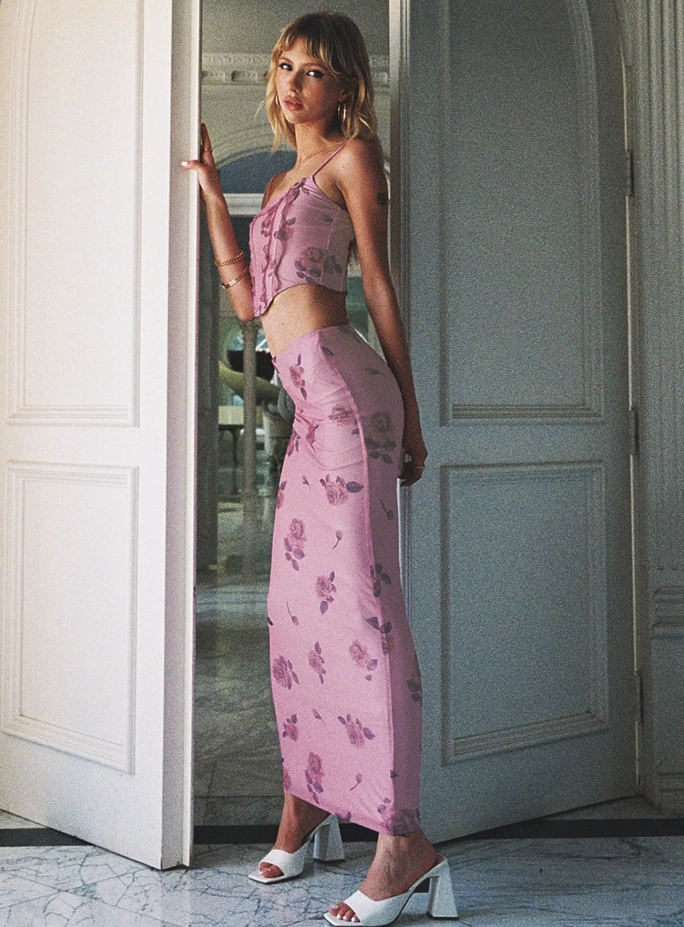 Princess Polly Skirts | Bilios Rose Maxi Skirt Multi