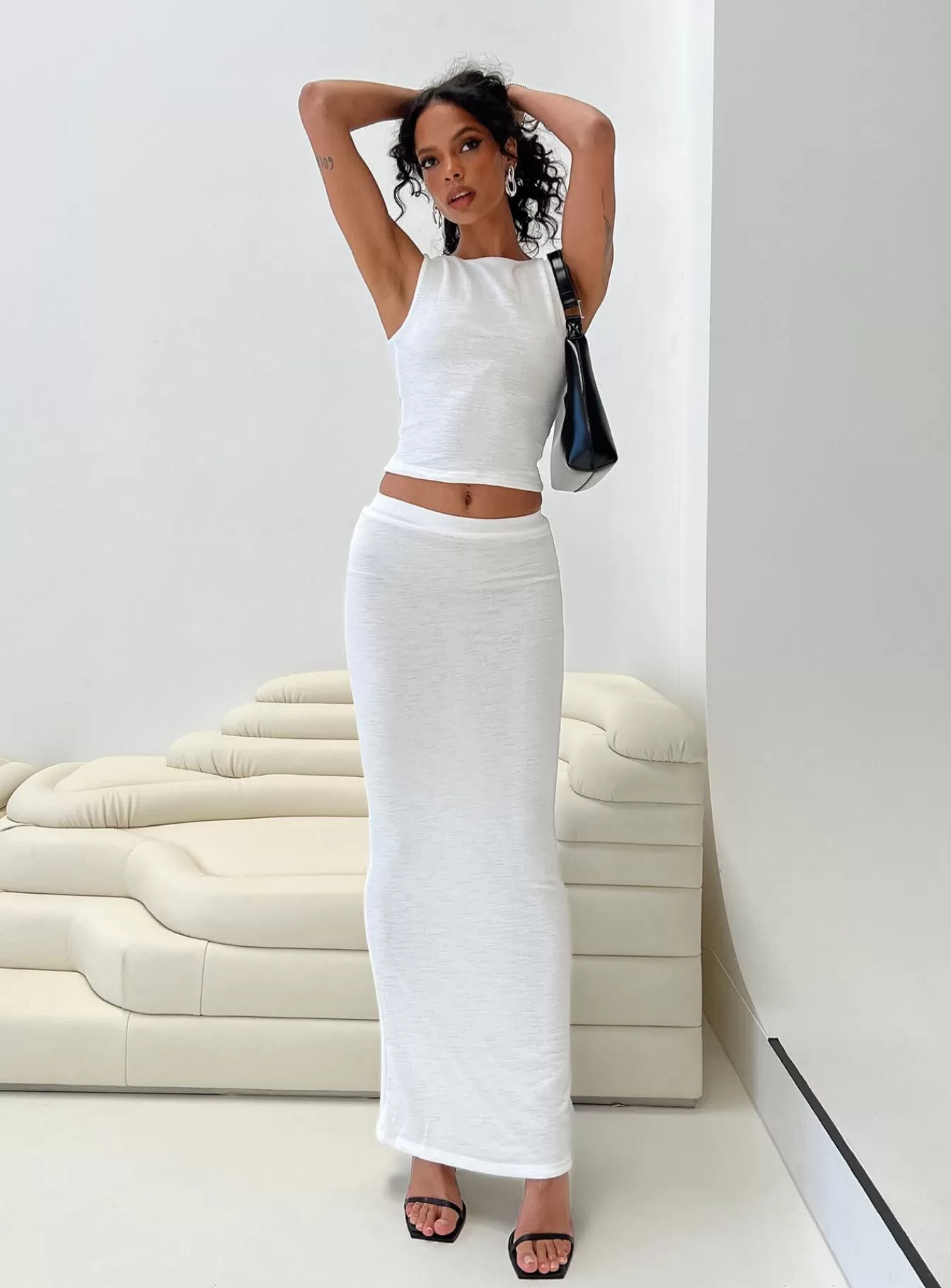 Princess Polly Crop Tops | Brighten Set White