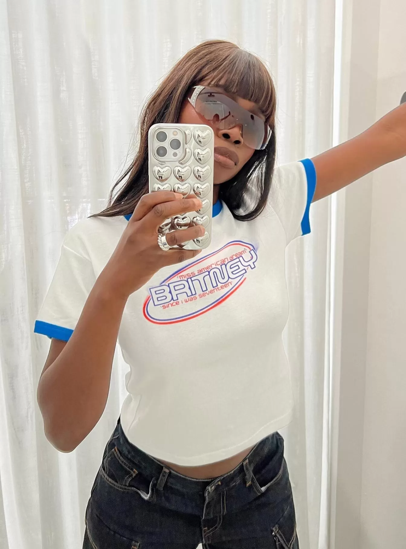 Princess Polly Casual Tops | Britney Seventeen Baby Tee White