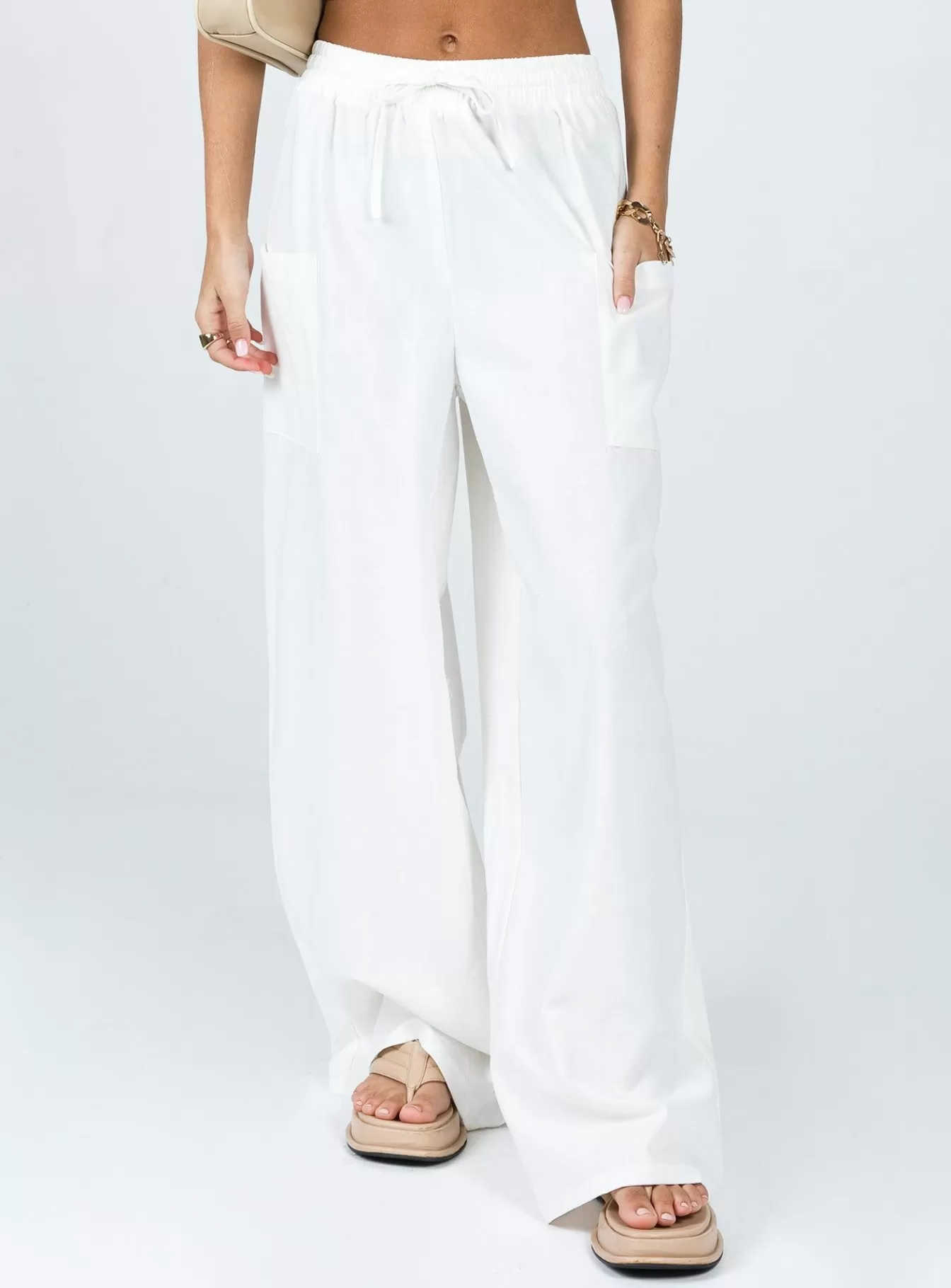 Princess Polly Pants | Brunie Pants Tall White