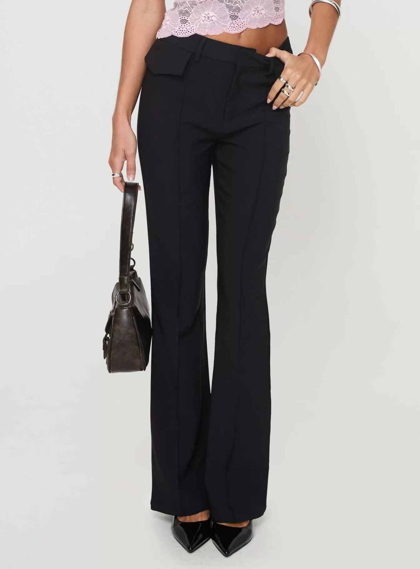 Princess Polly Pants | Caraway Pants Black