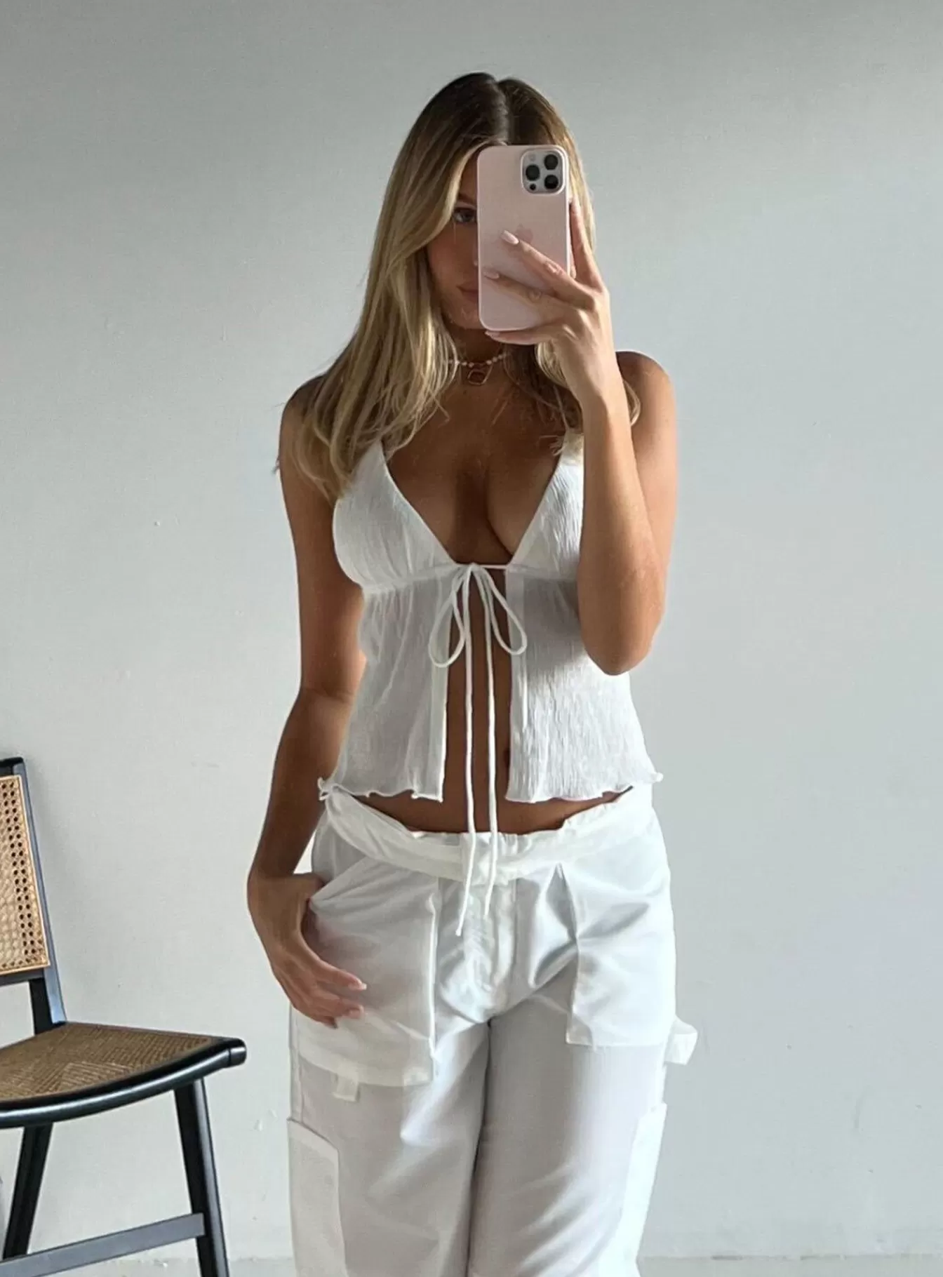 Princess Polly Crop Tops | Chantria Top Lower Impact White
