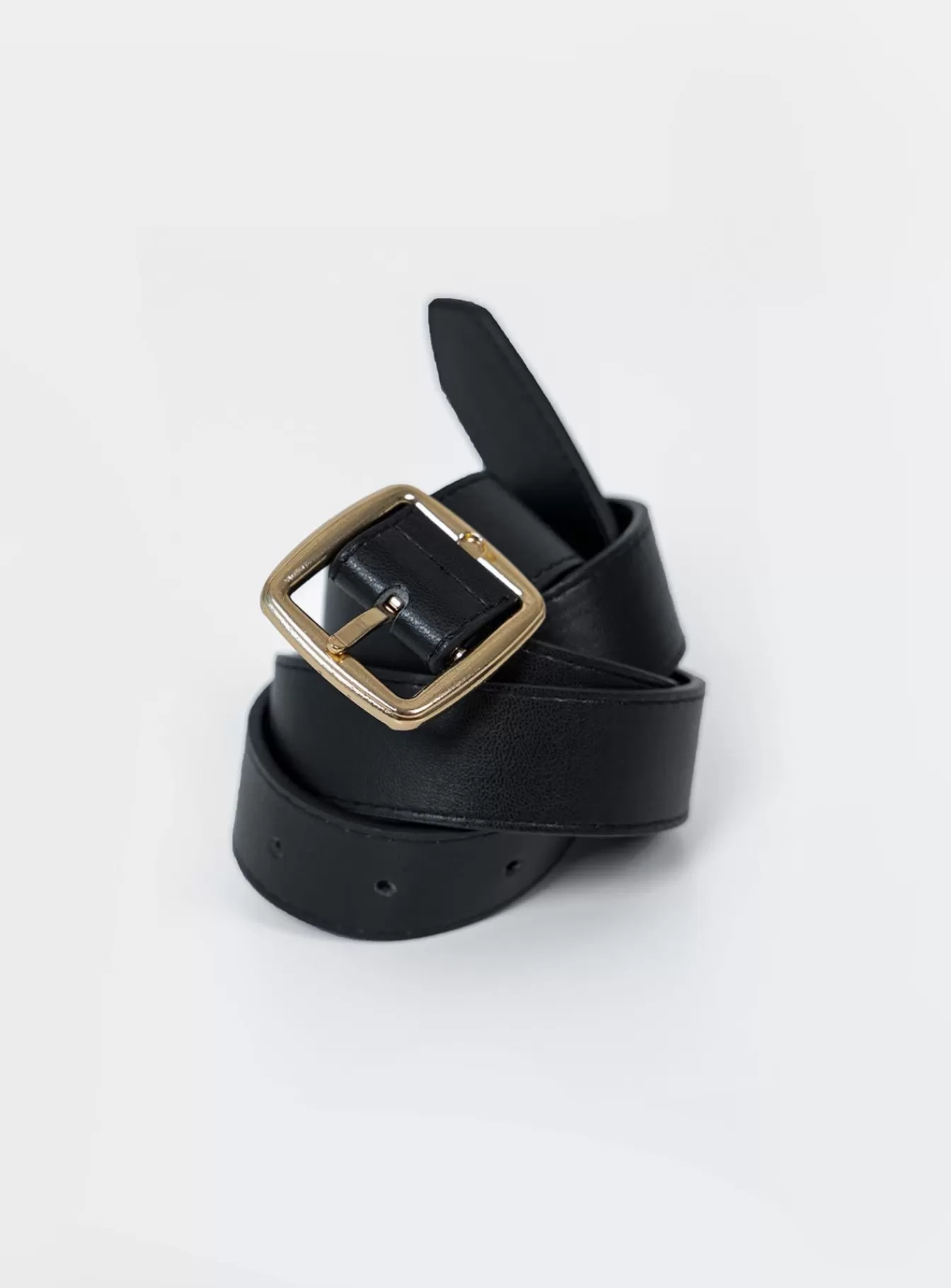 Princess Polly Lower Impact | Chapman Belt / Gold Eco Black