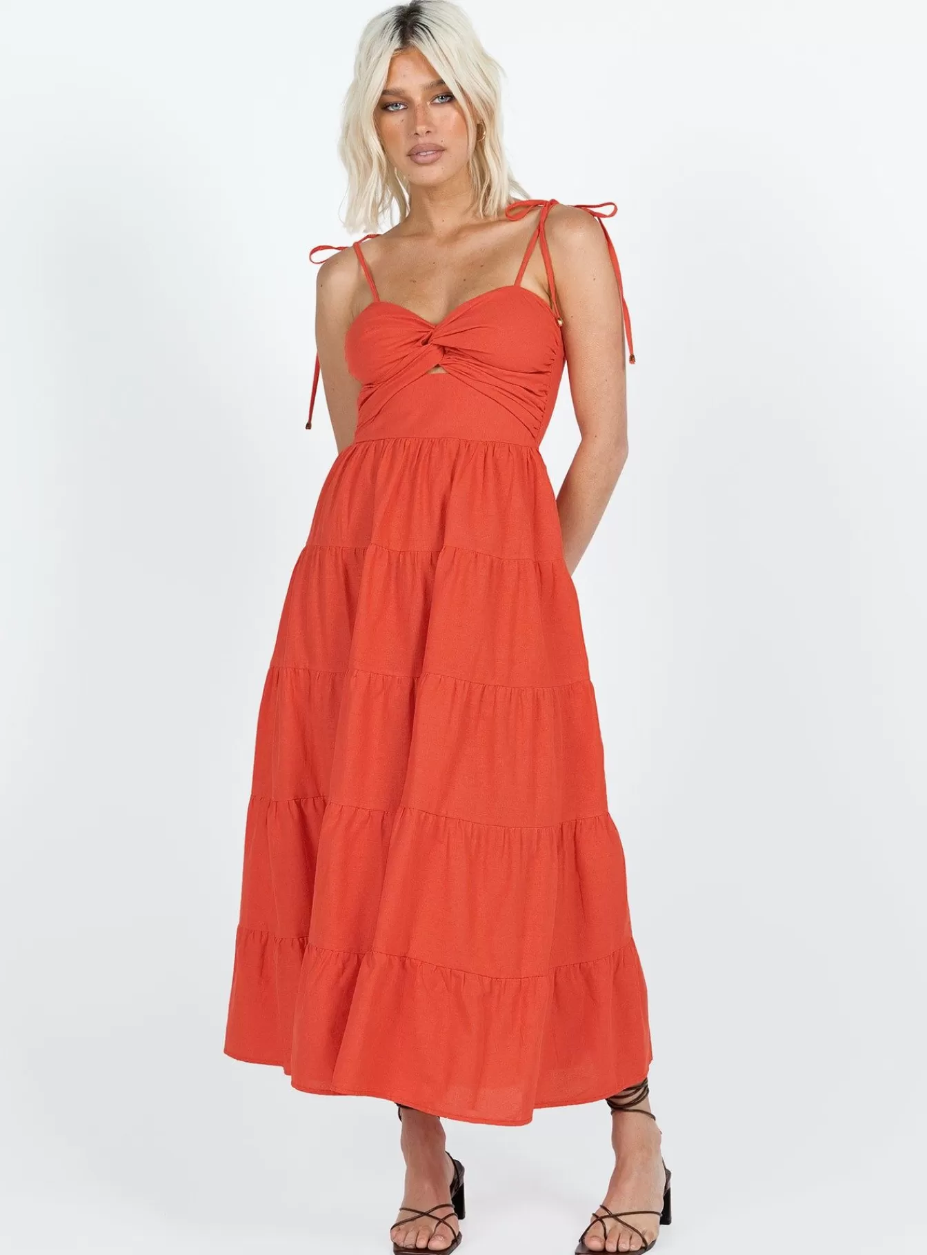 Princess Polly Maxi Dresses | Chavez Midi Dress Red