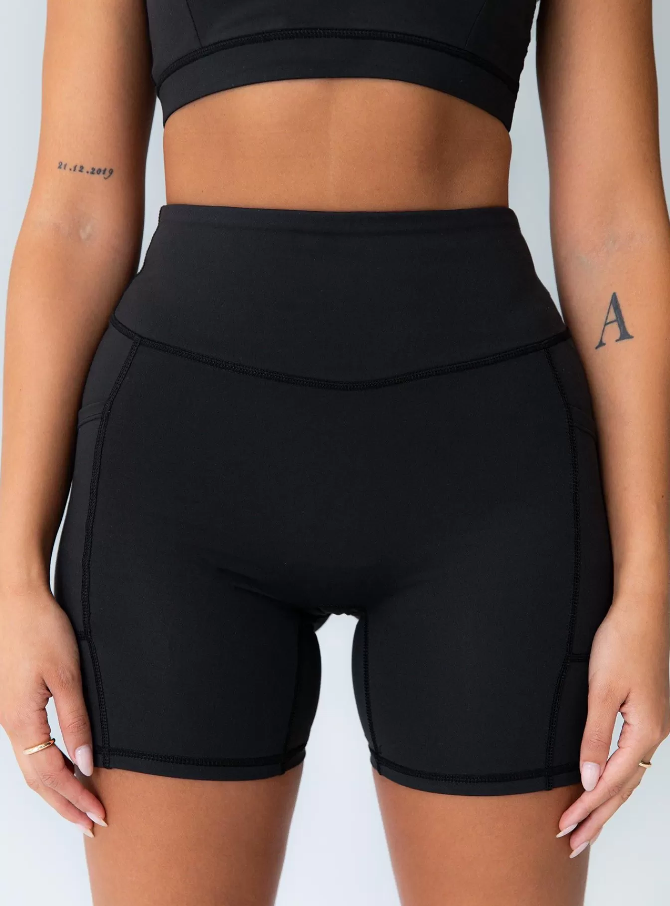 Princess Polly Shorts | Conquer Activewear Shorts Black