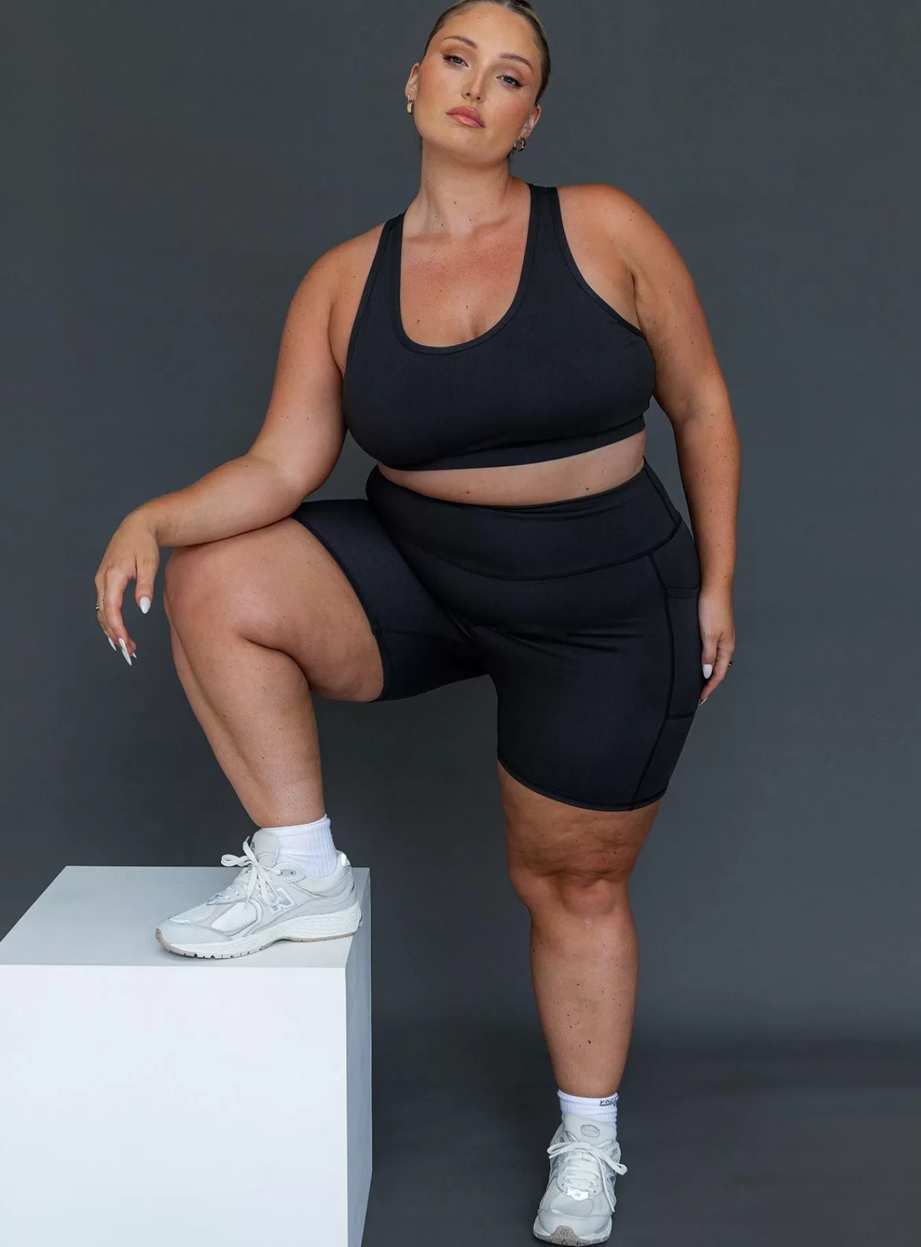 Princess Polly Shorts | Conquer Activewear Shorts Curve Black