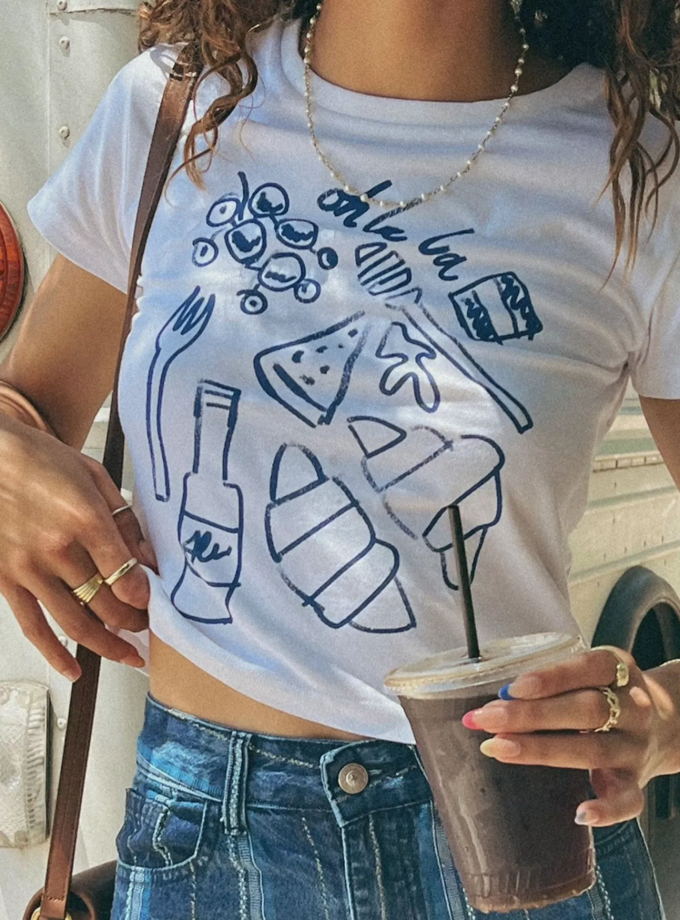 Princess Polly Casual Tops | Continental Breakfast Tee White