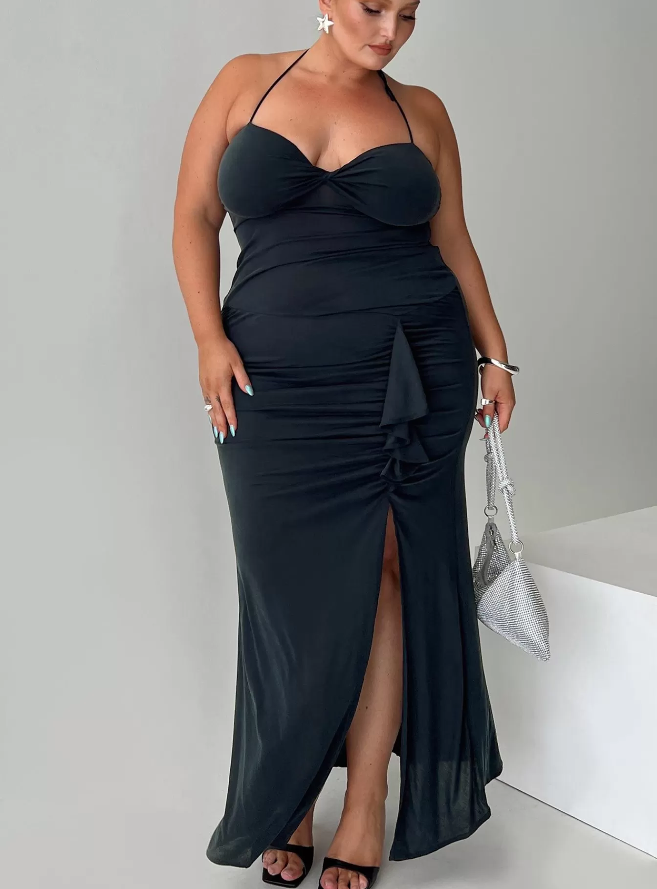 Princess Polly Maxi Dresses | Destinations Maxi Dress Curve Navy