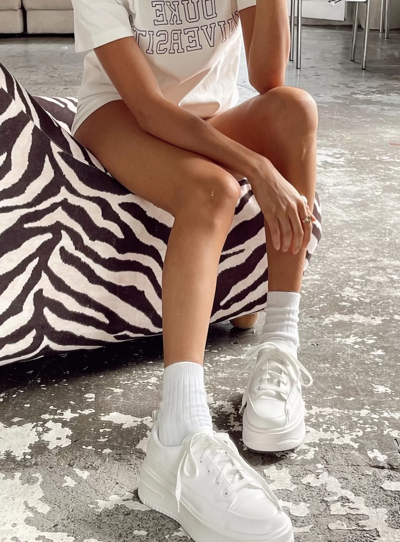 Princess Polly Lower Impact | Dylan Sneakers White