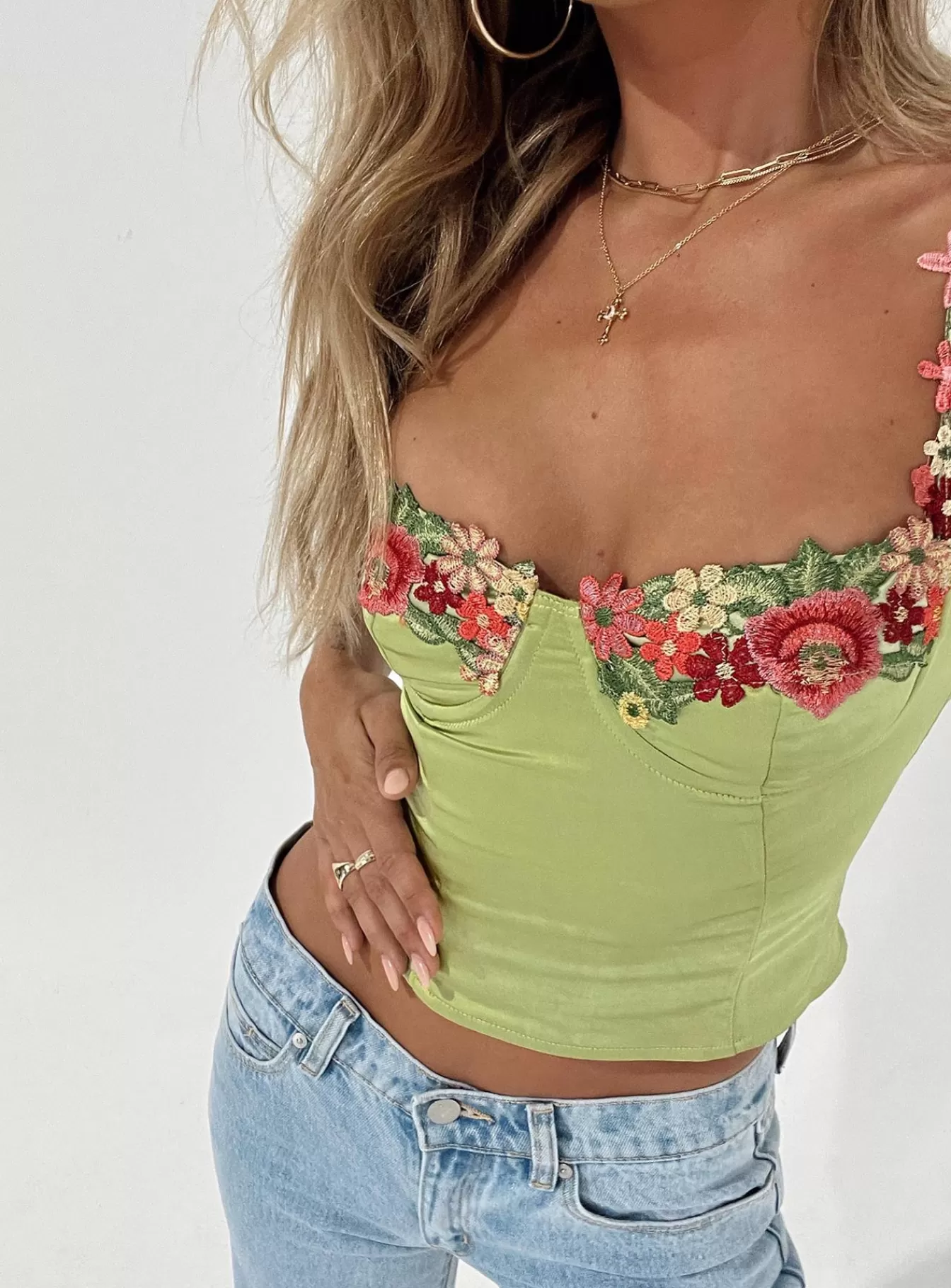 Princess Polly Spring Tops | Enchante To Meet You Top Green