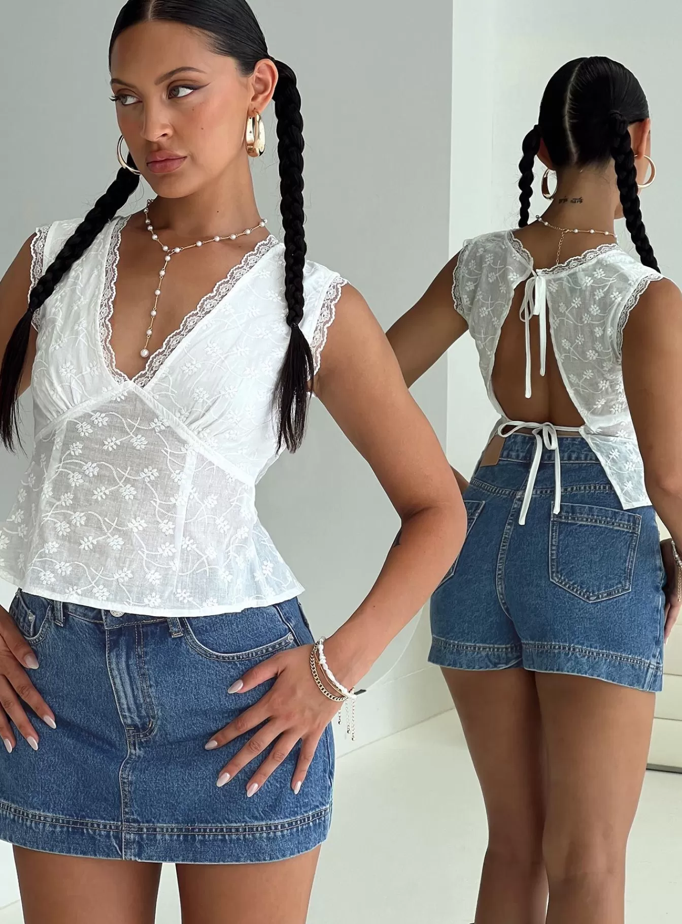 Princess Polly Crop Tops | Gimmie Top White