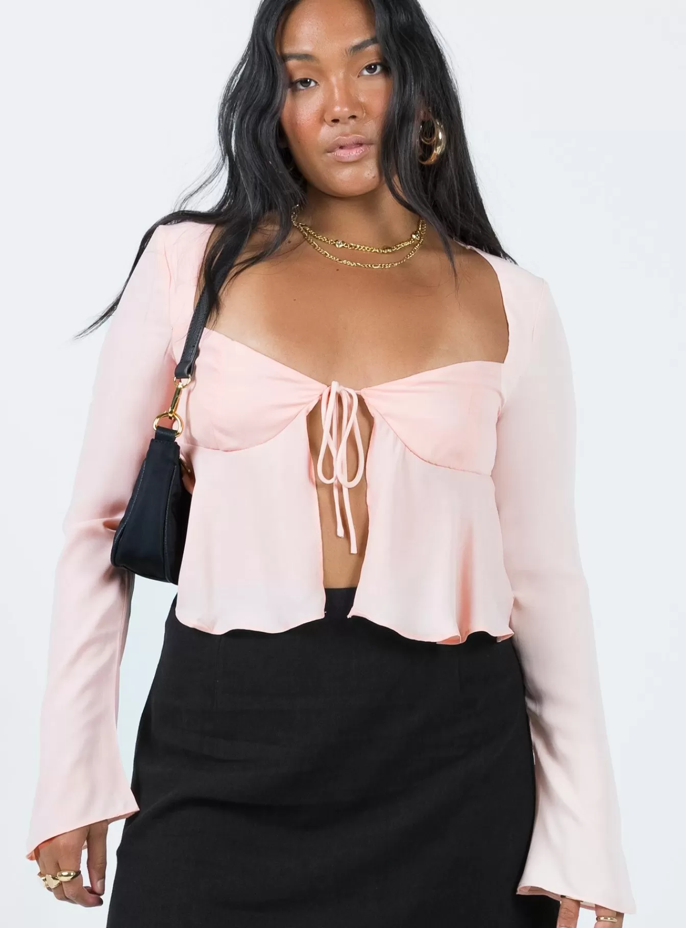 Princess Polly Spring Tops | Godet Top Pink