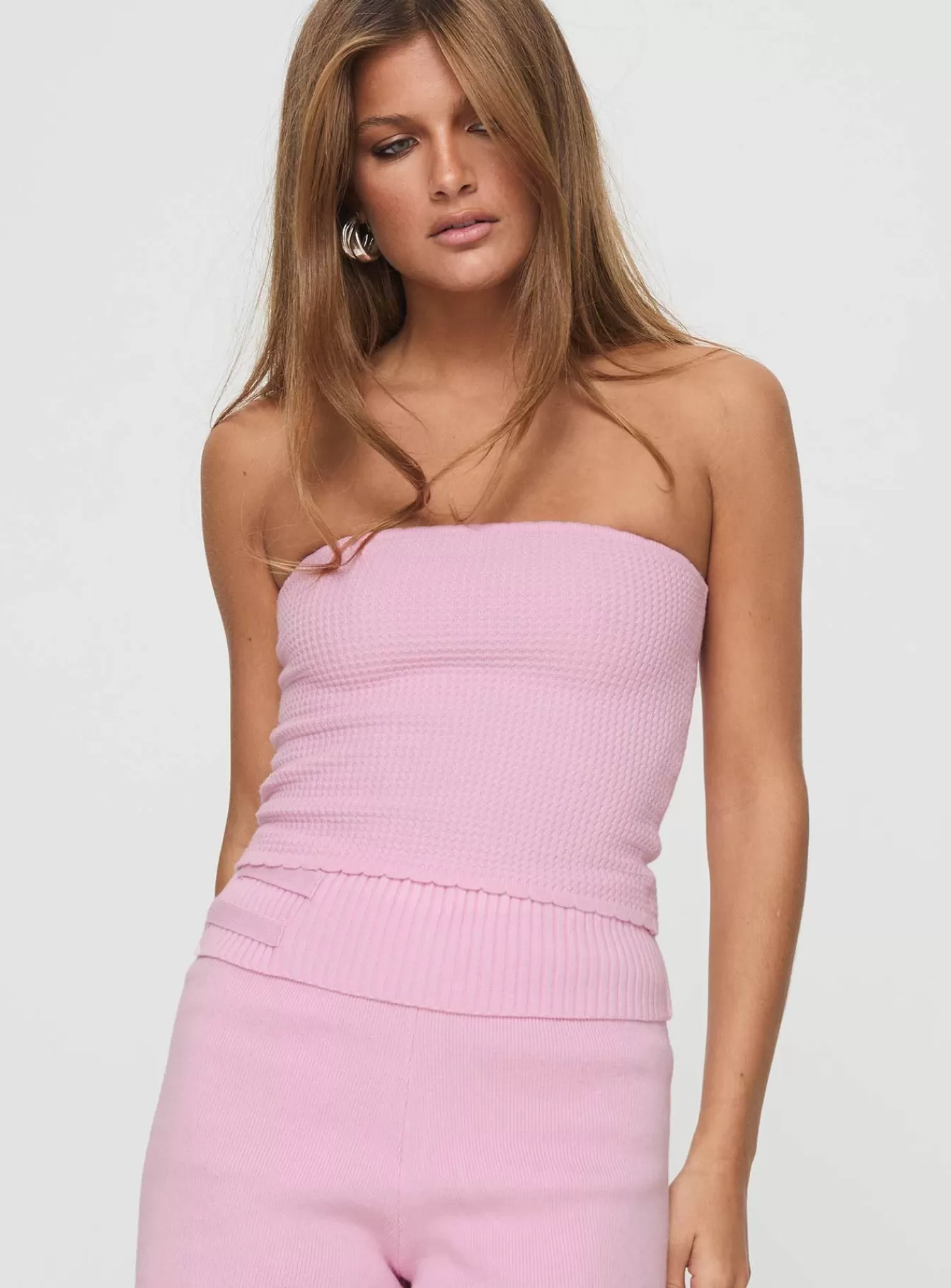 Princess Polly Spring Tops | Huckle Tube Top Pink