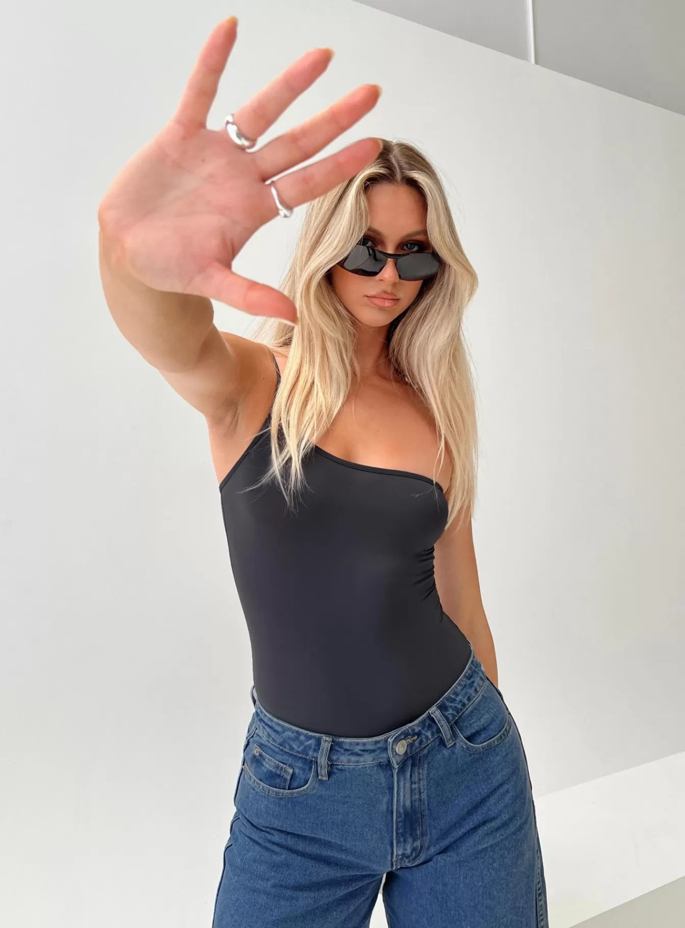 Princess Polly Casual Tops | Hutter Bodysuit Tall Grey