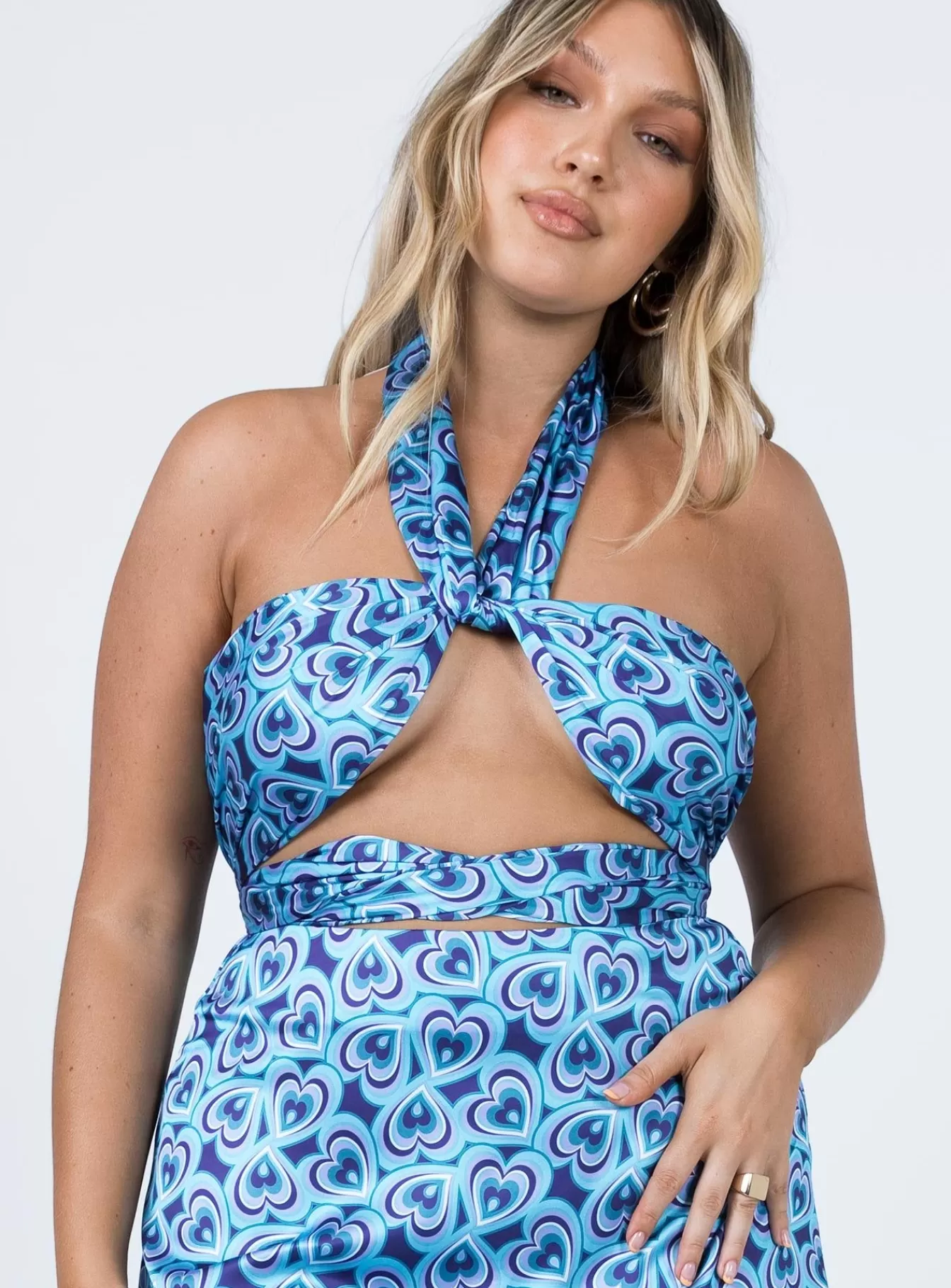 Princess Polly Crop Tops | Infinite Love Top Blue