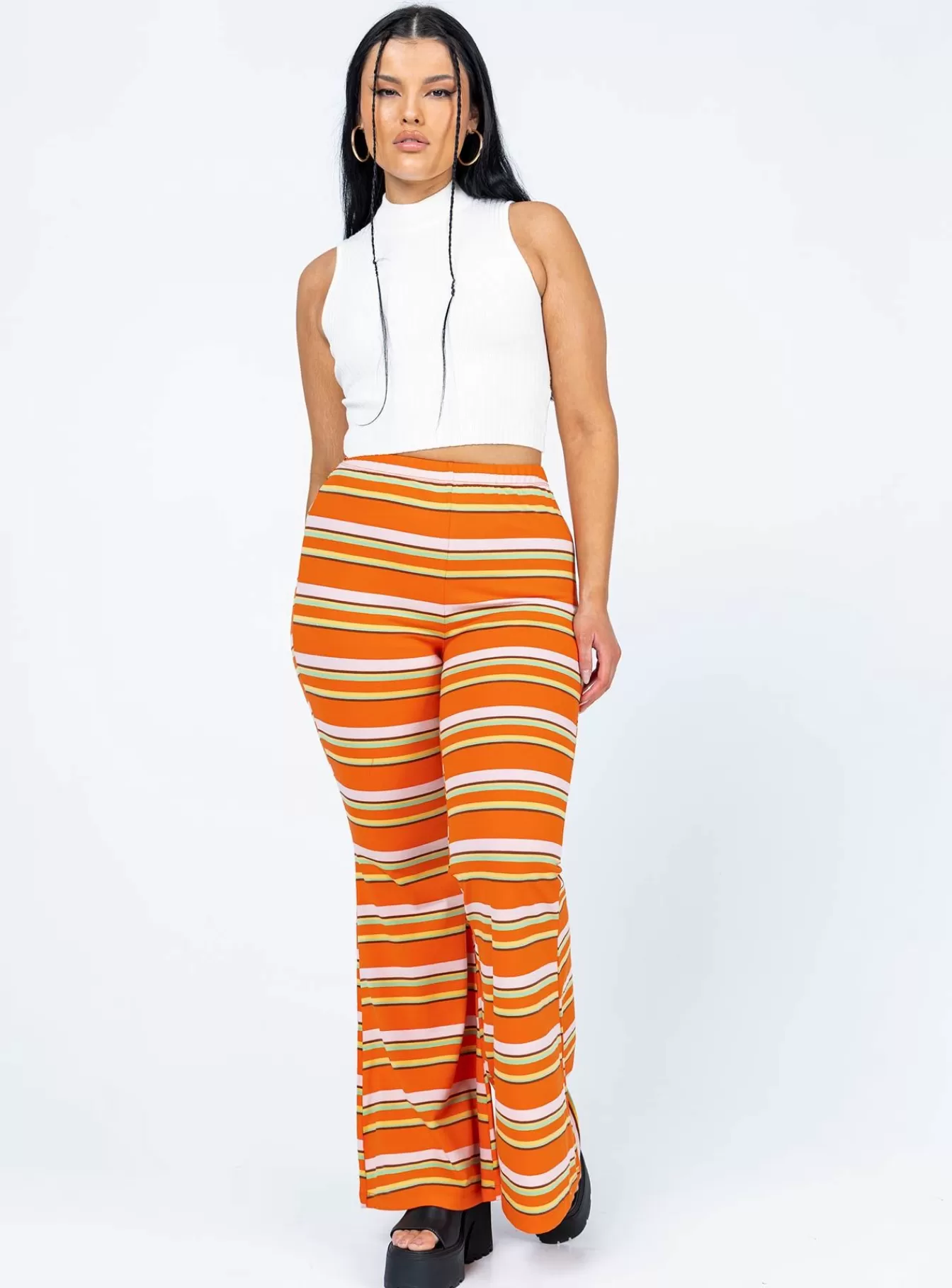 Princess Polly Pants | Jackson Knit Pants Orange