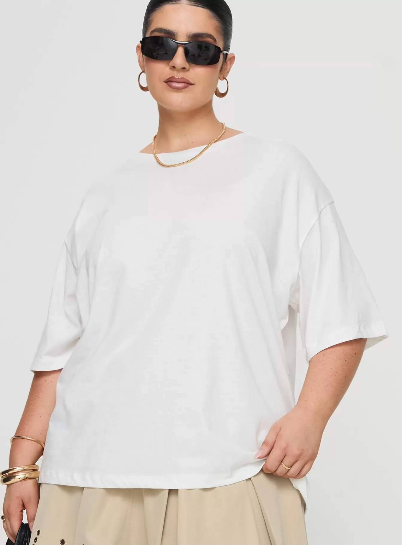Princess Polly Casual Tops | Jamason Tee Curve White