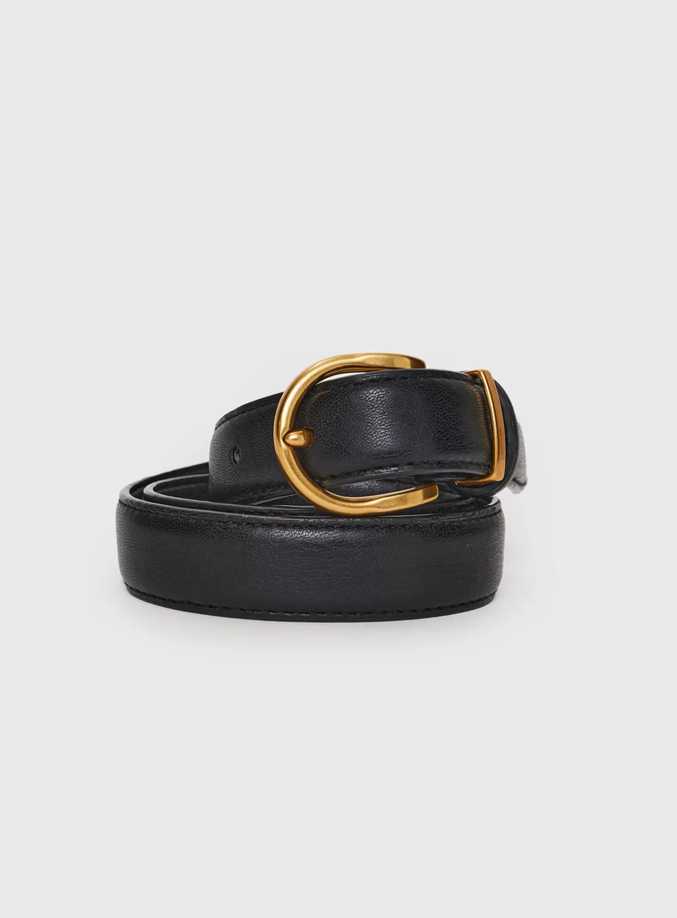 Princess Polly Lower Impact | Jaslynn Belt Black