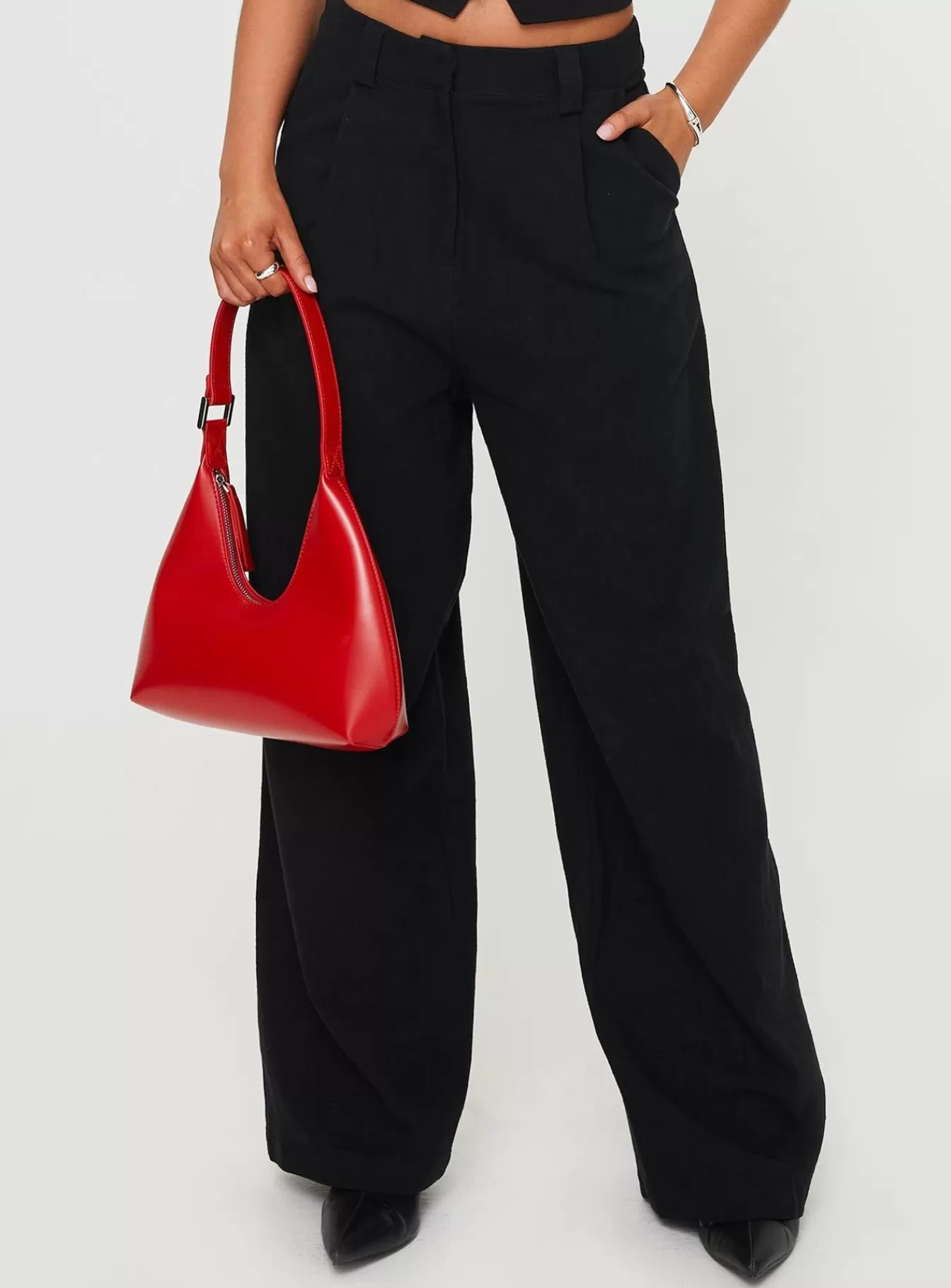 Princess Polly Pants | Je Suis Pants Black
