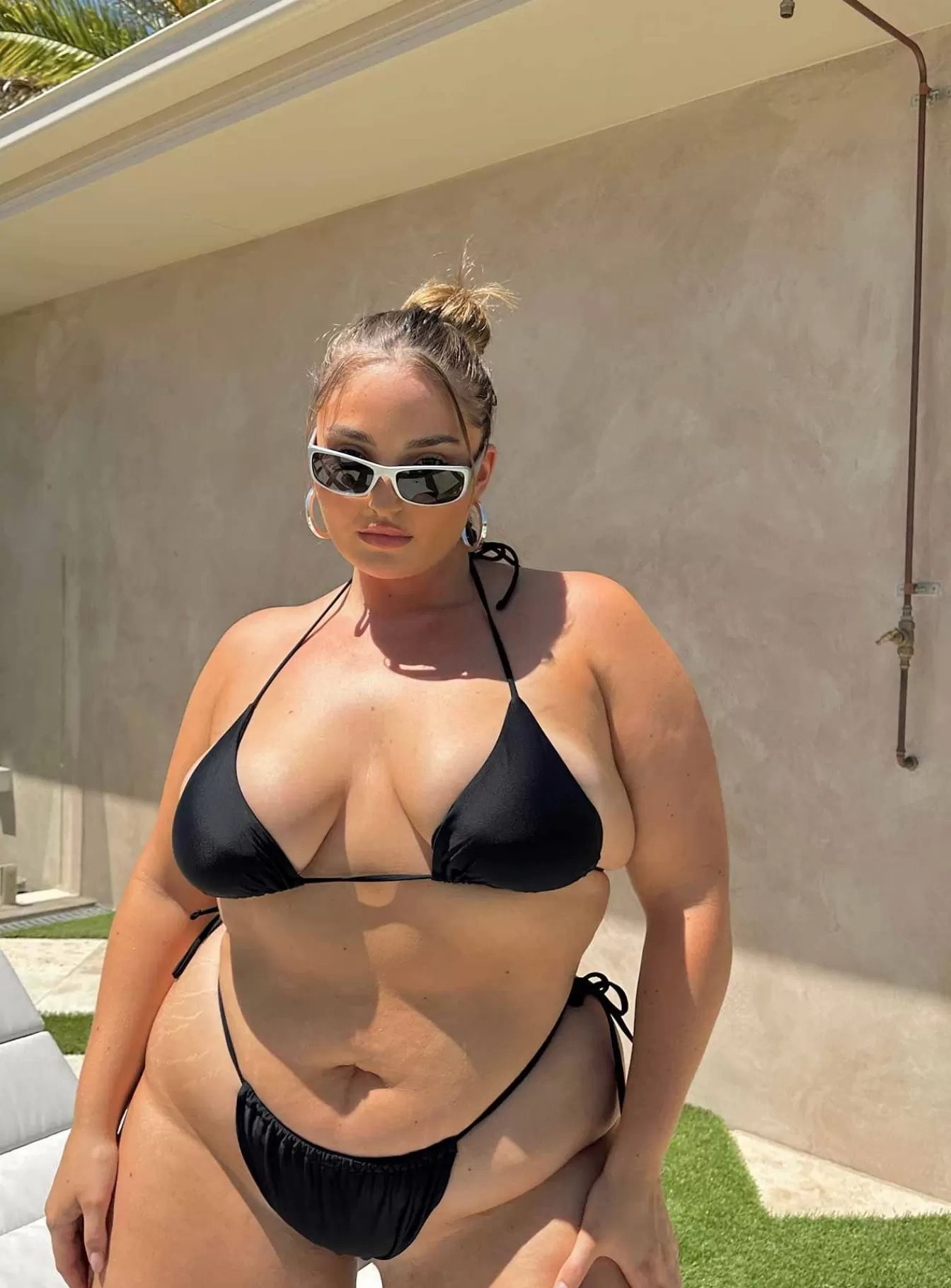 Princess Polly Lower Impact | Jenner Bikini Bottoms Curve Black