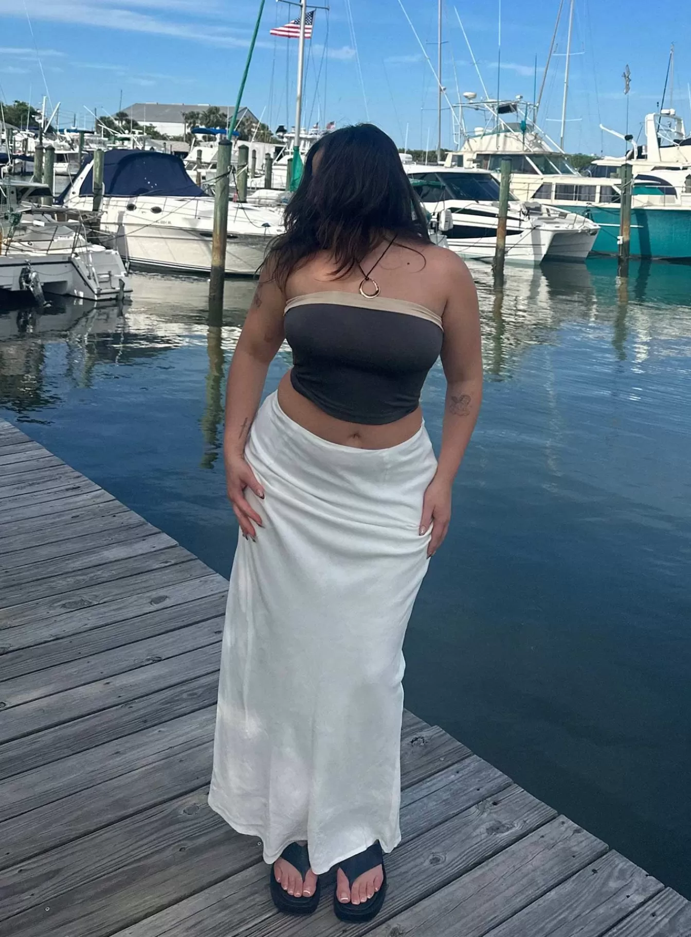 Princess Polly Skirts | Jodie Maxi Skirt White