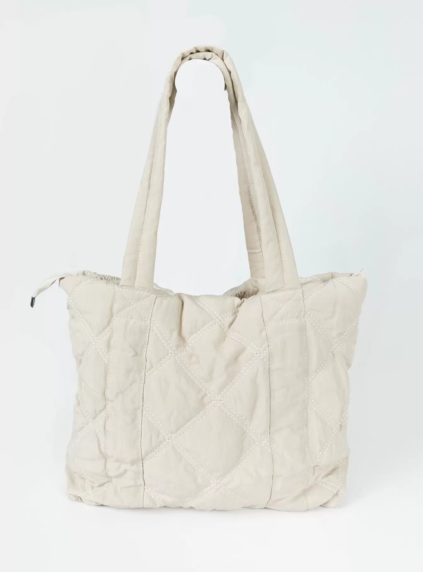 Princess Polly Bags & Wallets | Jovie Nylon Quilted Tote Beige