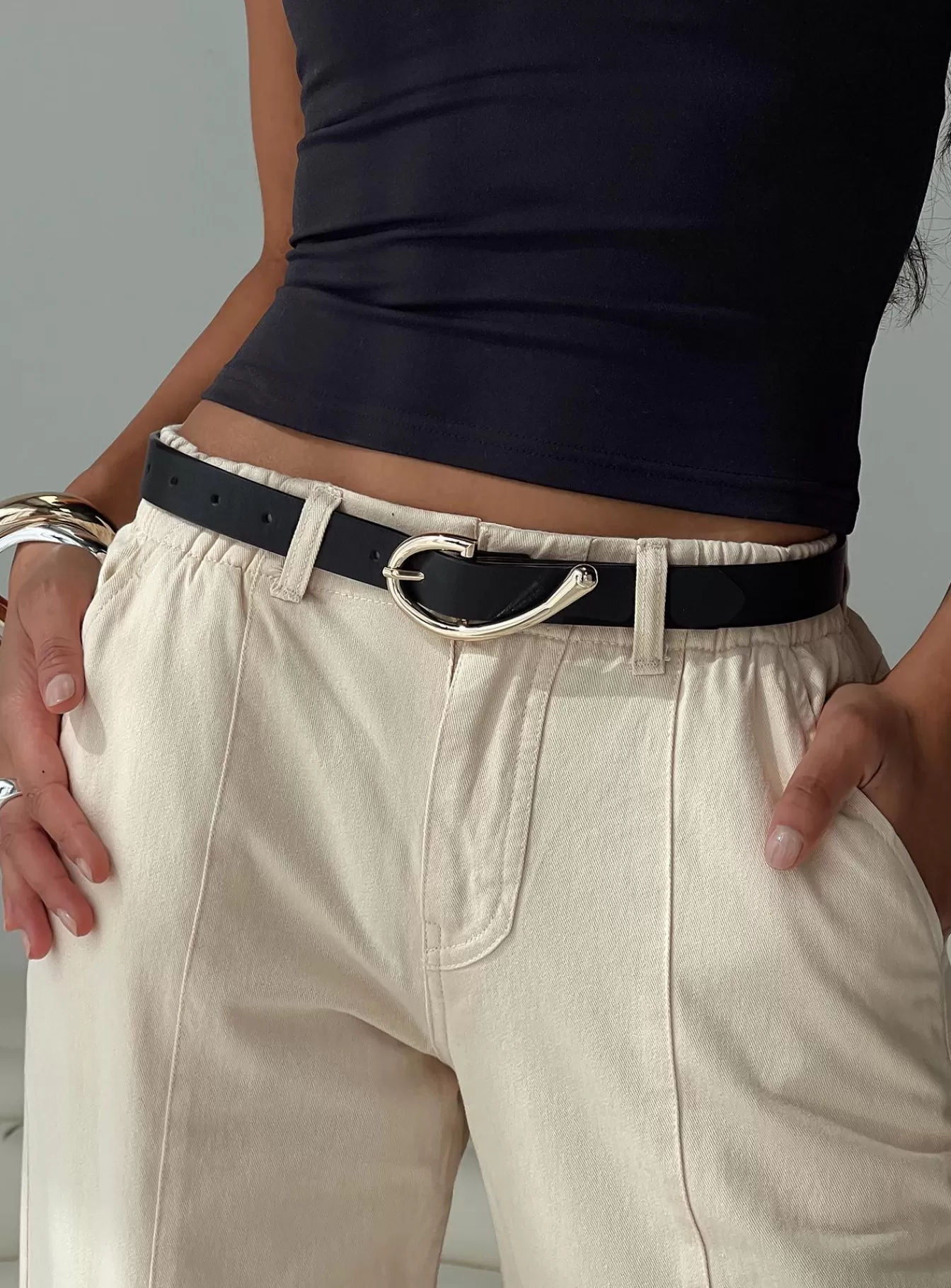 Princess Polly Lower Impact | Kairola Belt Black