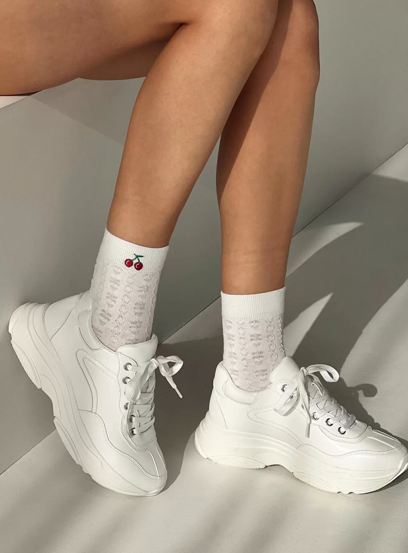 Princess Polly Lower Impact | Katherine Sneakers White