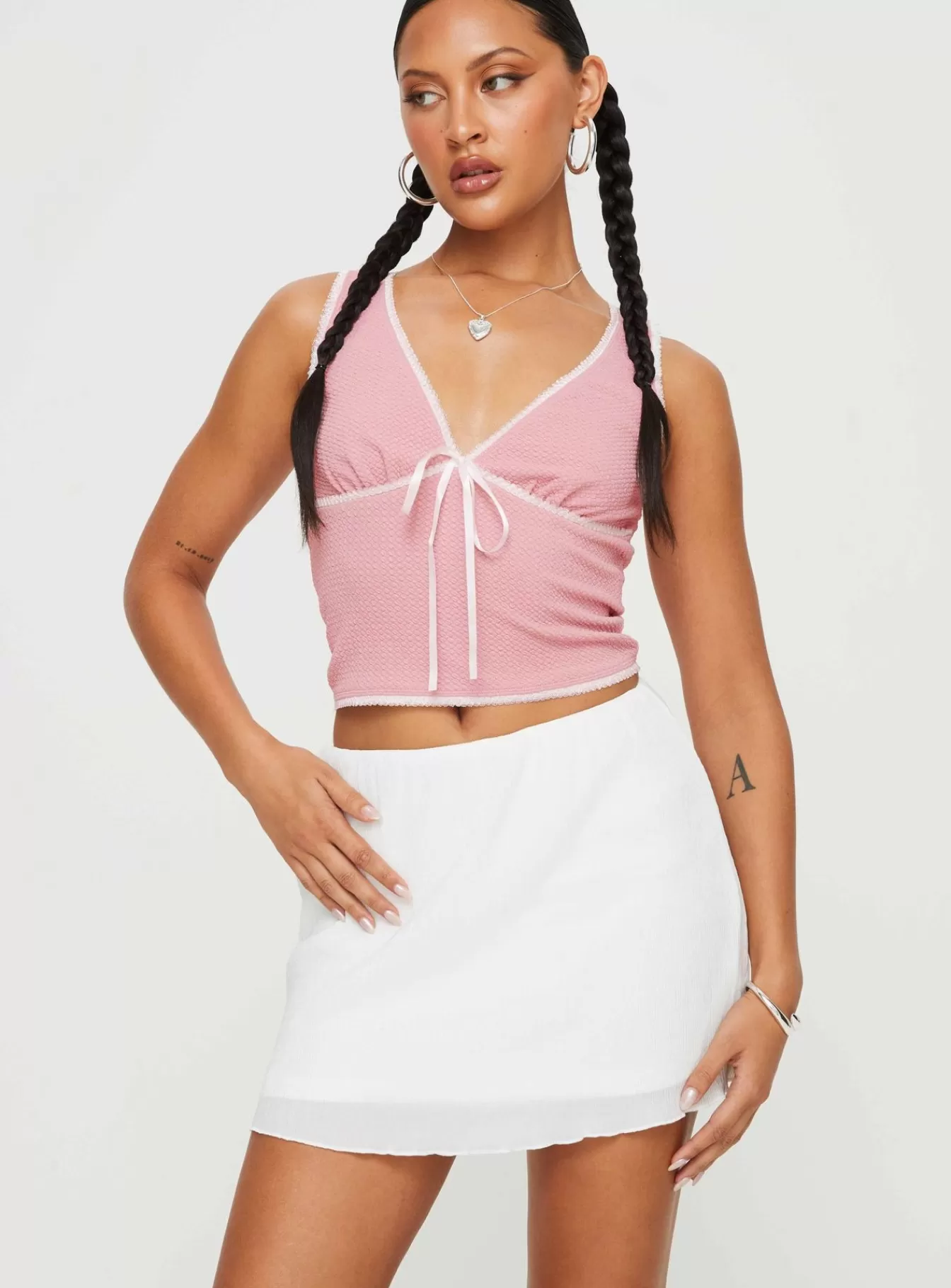 Princess Polly Skirts | Kennedie Mini Skirt White