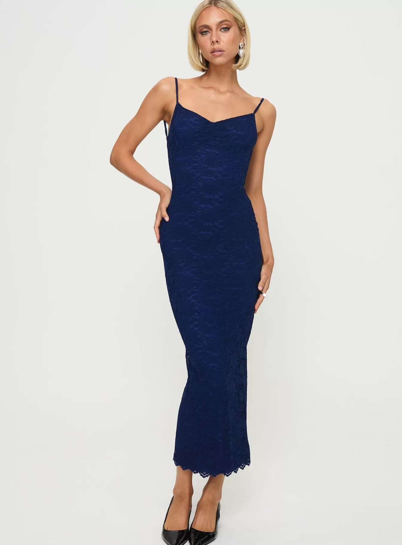 Princess Polly Maxi Dresses | Khalani Maxi Dress Navy