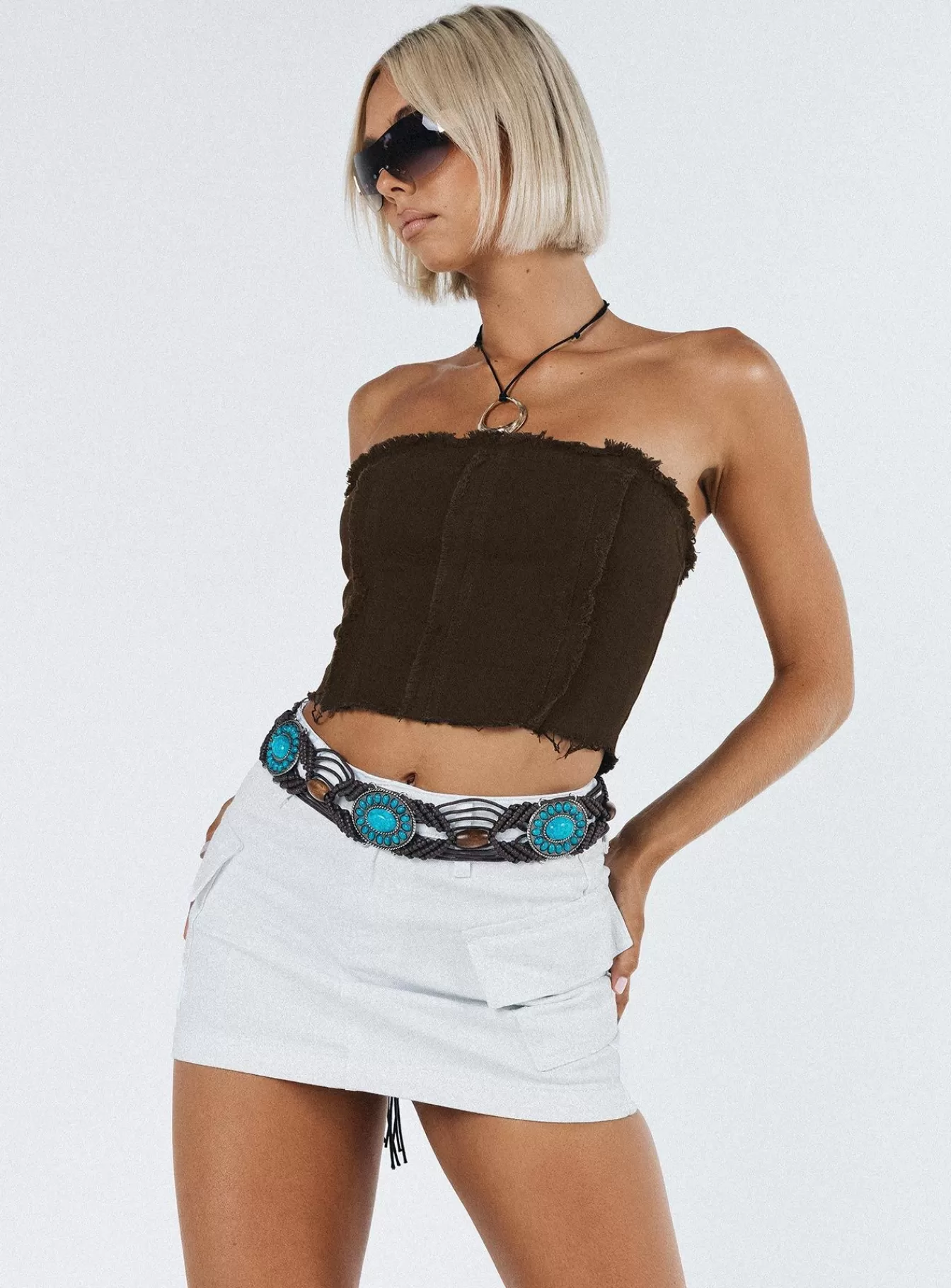 Princess Polly Belts | Kirky Belt Brown