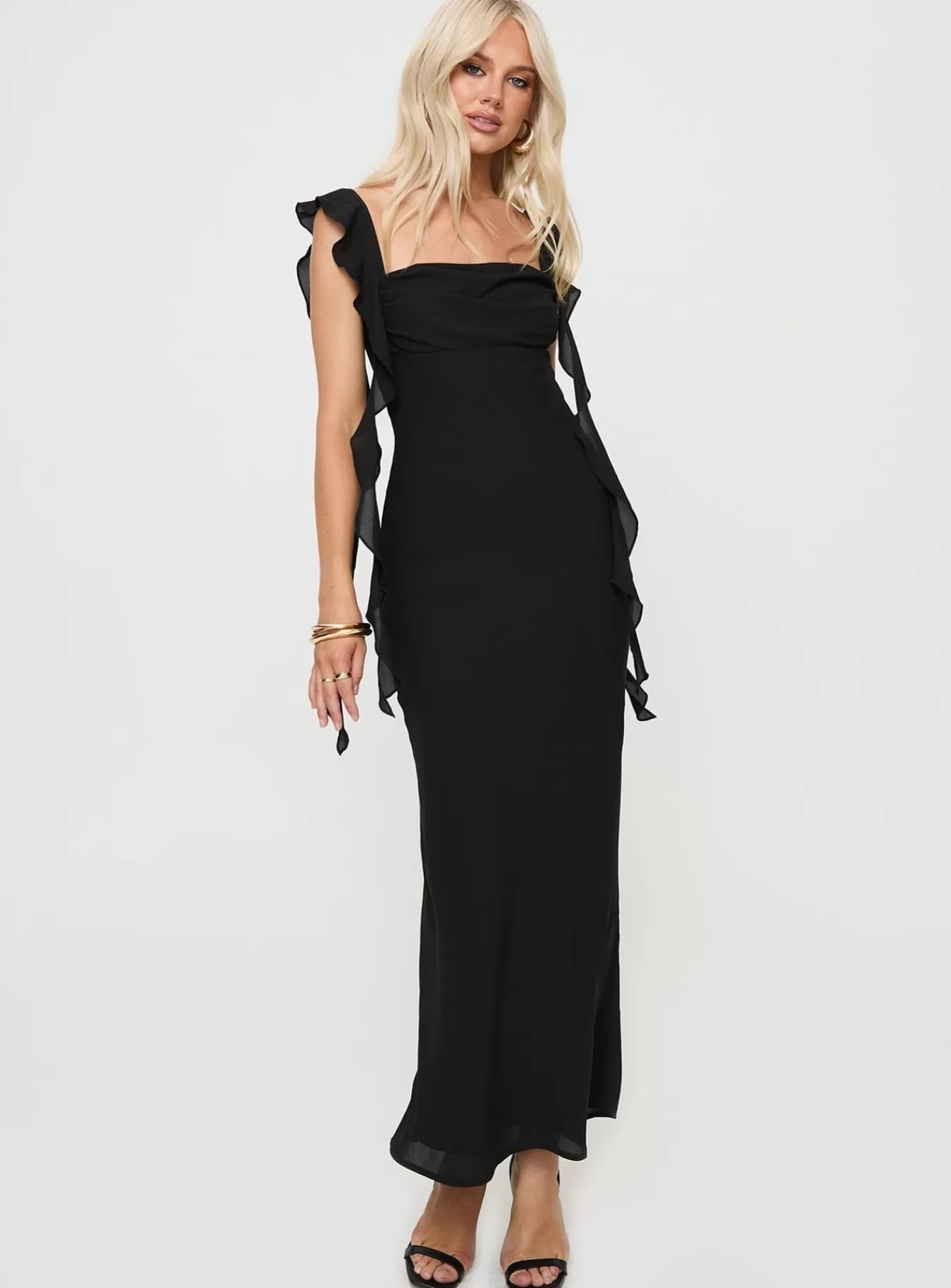 Princess Polly Maxi Dresses | Lanai Maxi Dress Black