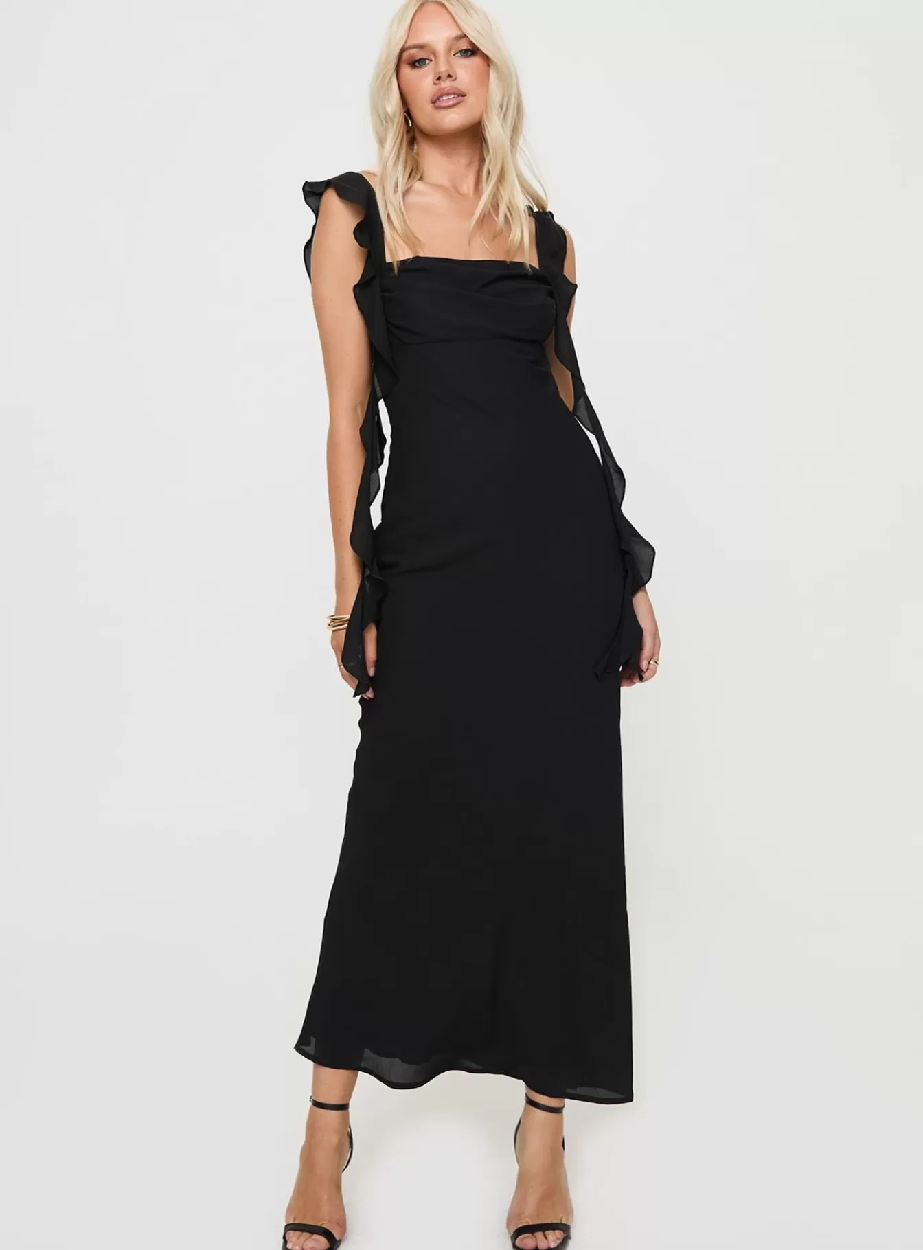Princess Polly Maxi Dresses | Lanai Maxi Dress Black