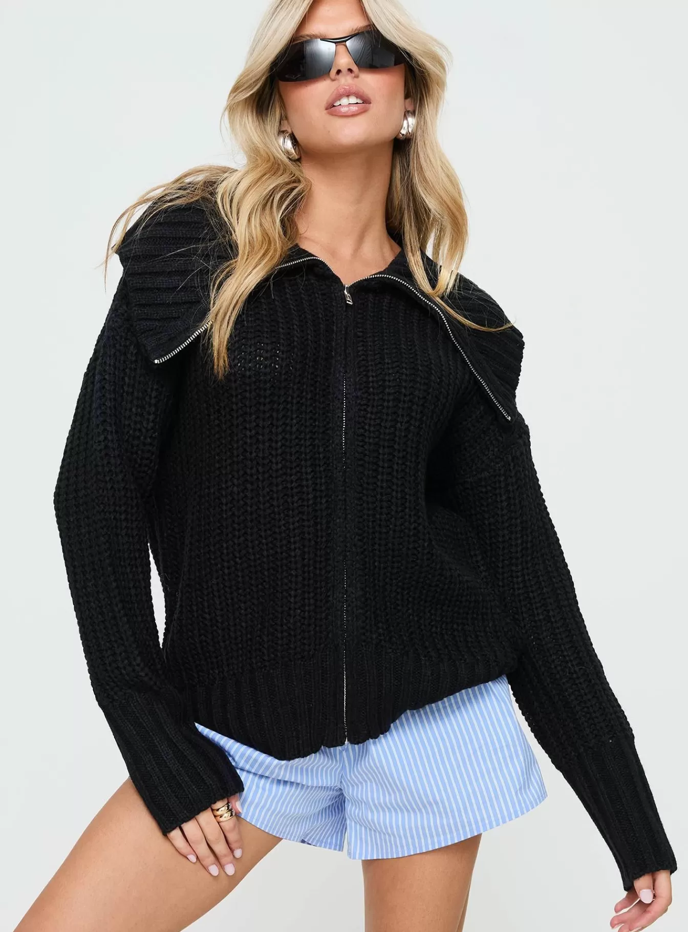 Princess Polly Knitted Sweaters | Liana Sweater Black