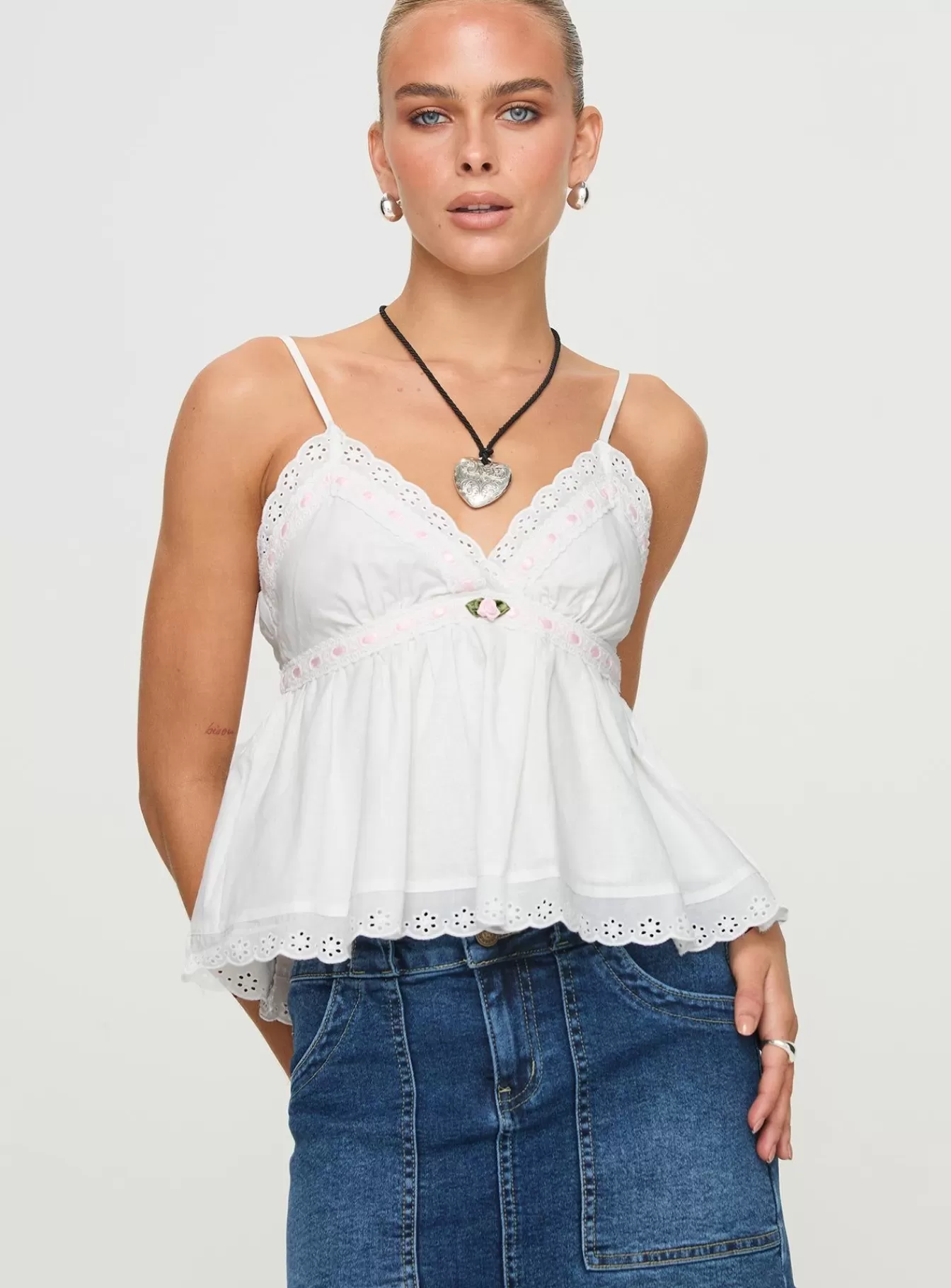 Princess Polly Spring Tops | Libra Top White