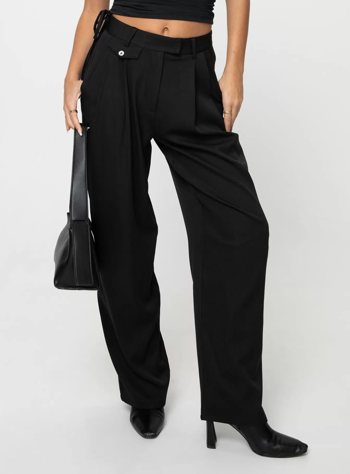 Princess Polly Pants | Lifton Pants Black