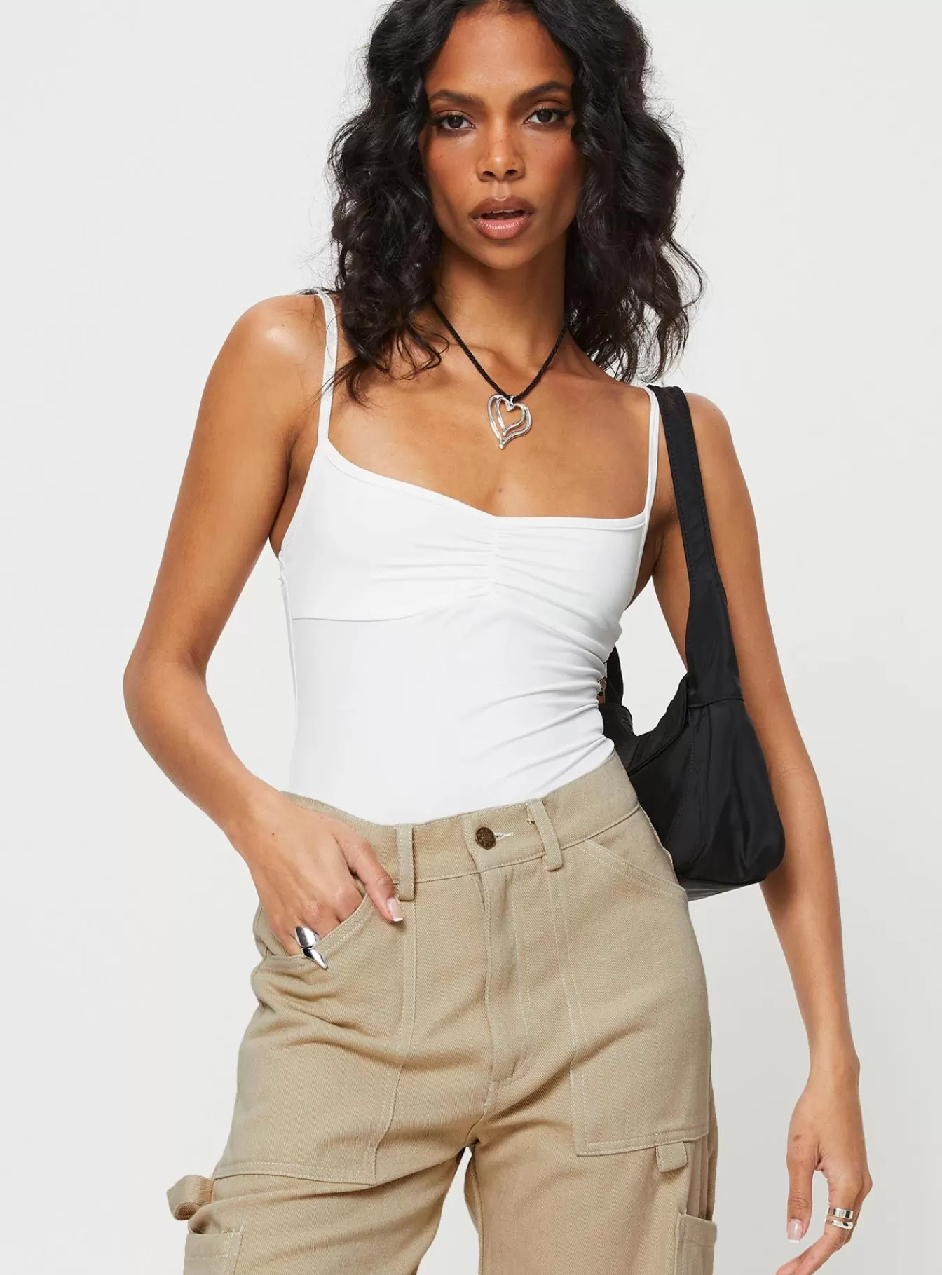Princess Polly Casual Tops | Linden Bodysuit White