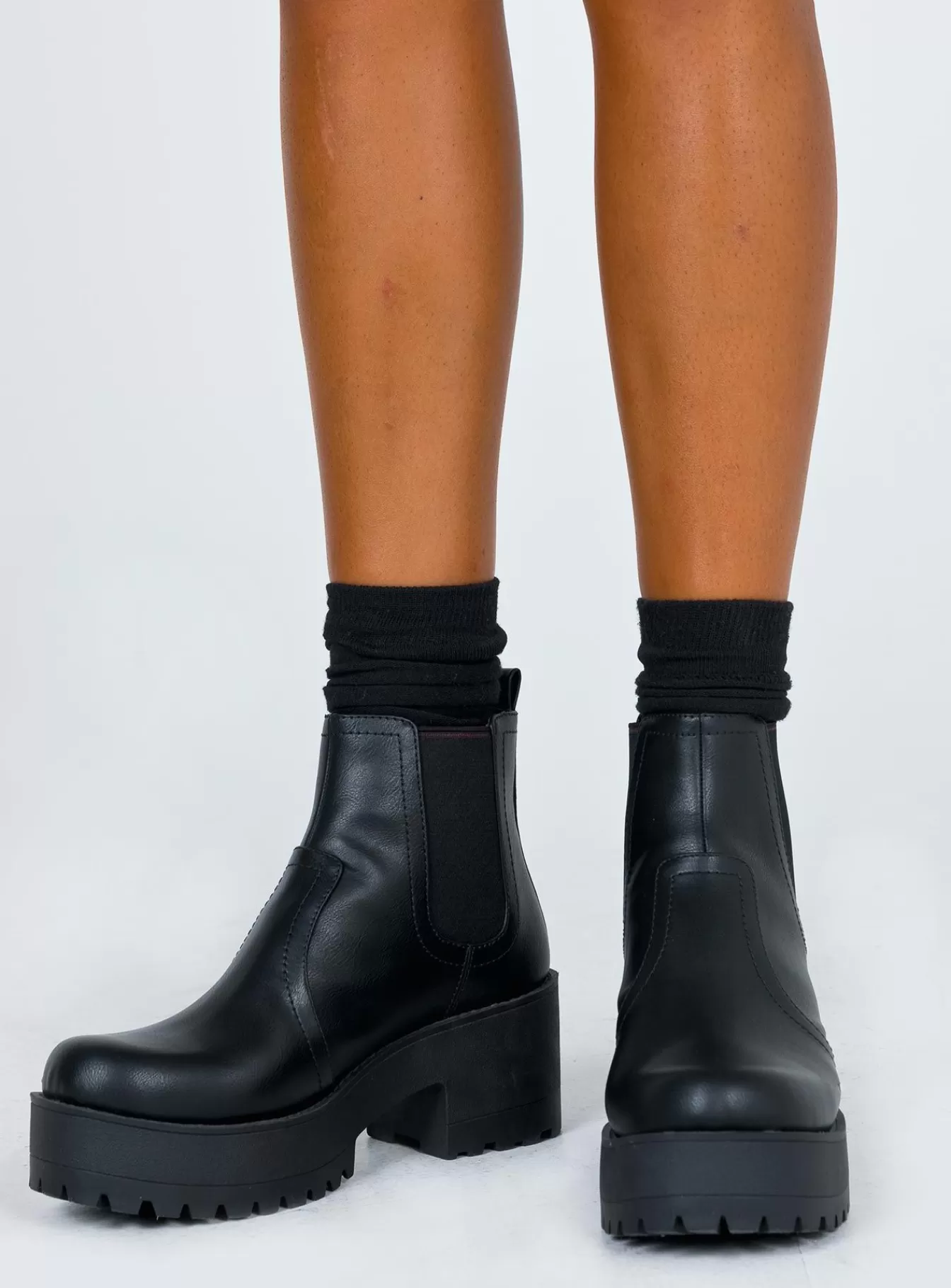 Princess Polly Boots | Lipstik Eamon Boots Black