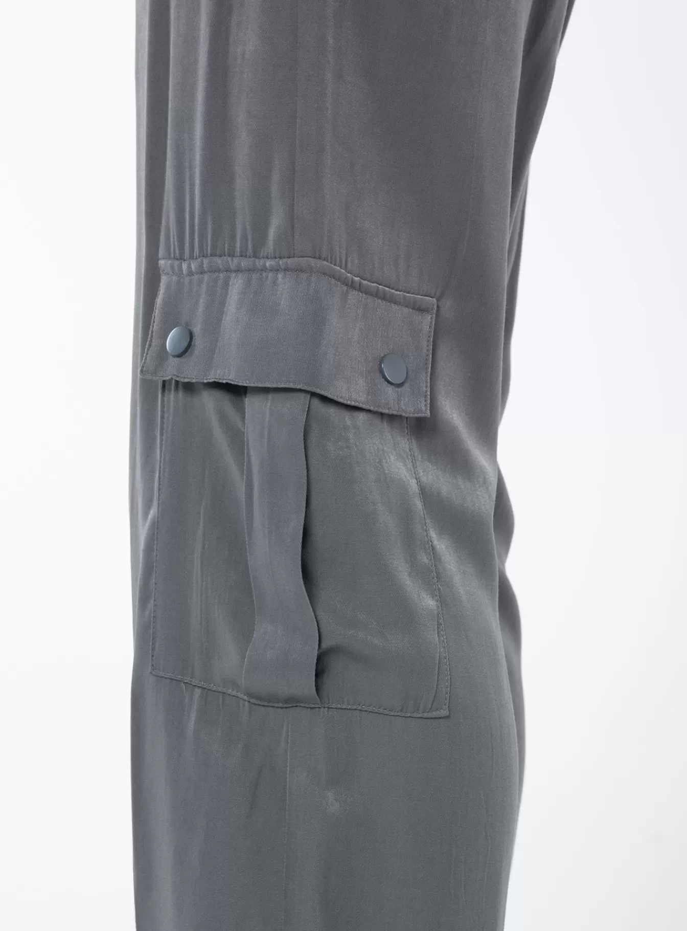 Princess Polly Pants | Lista Elastic Pocket Pants Steel
