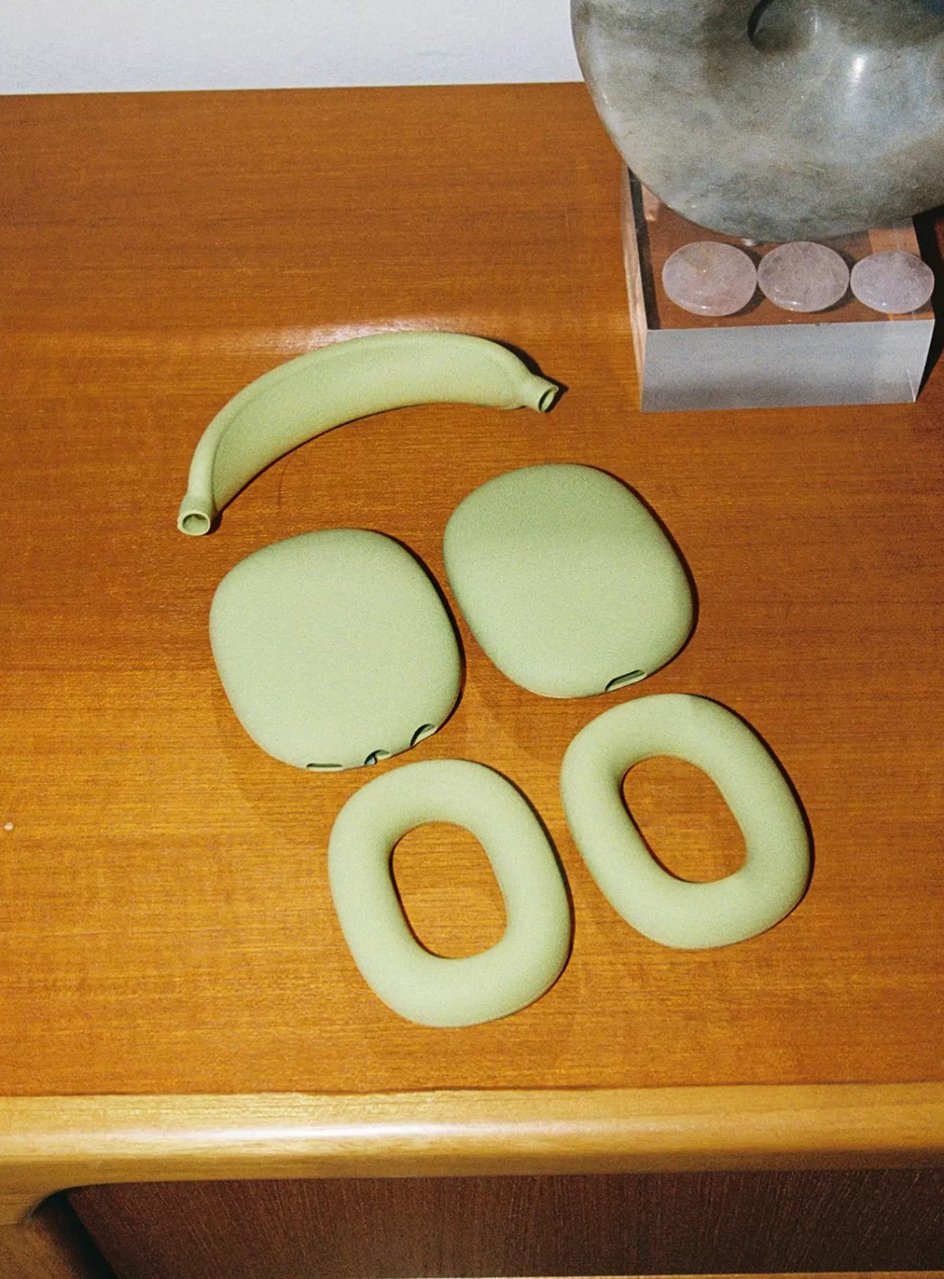Princess Polly Phone Accessories | Listen Up Headphone Cover Pack Matcha
