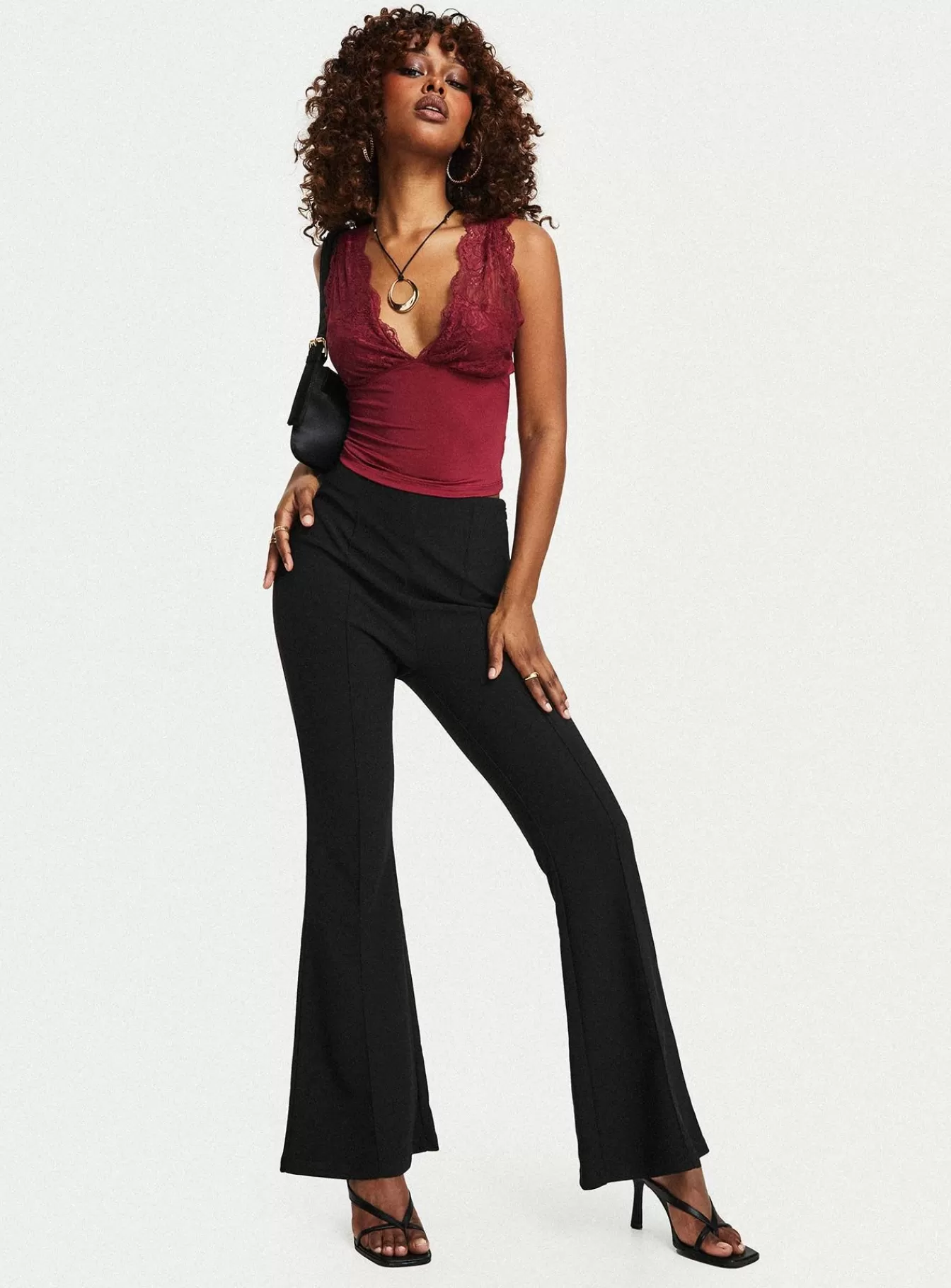 Princess Polly Pants | Luner Pants Black