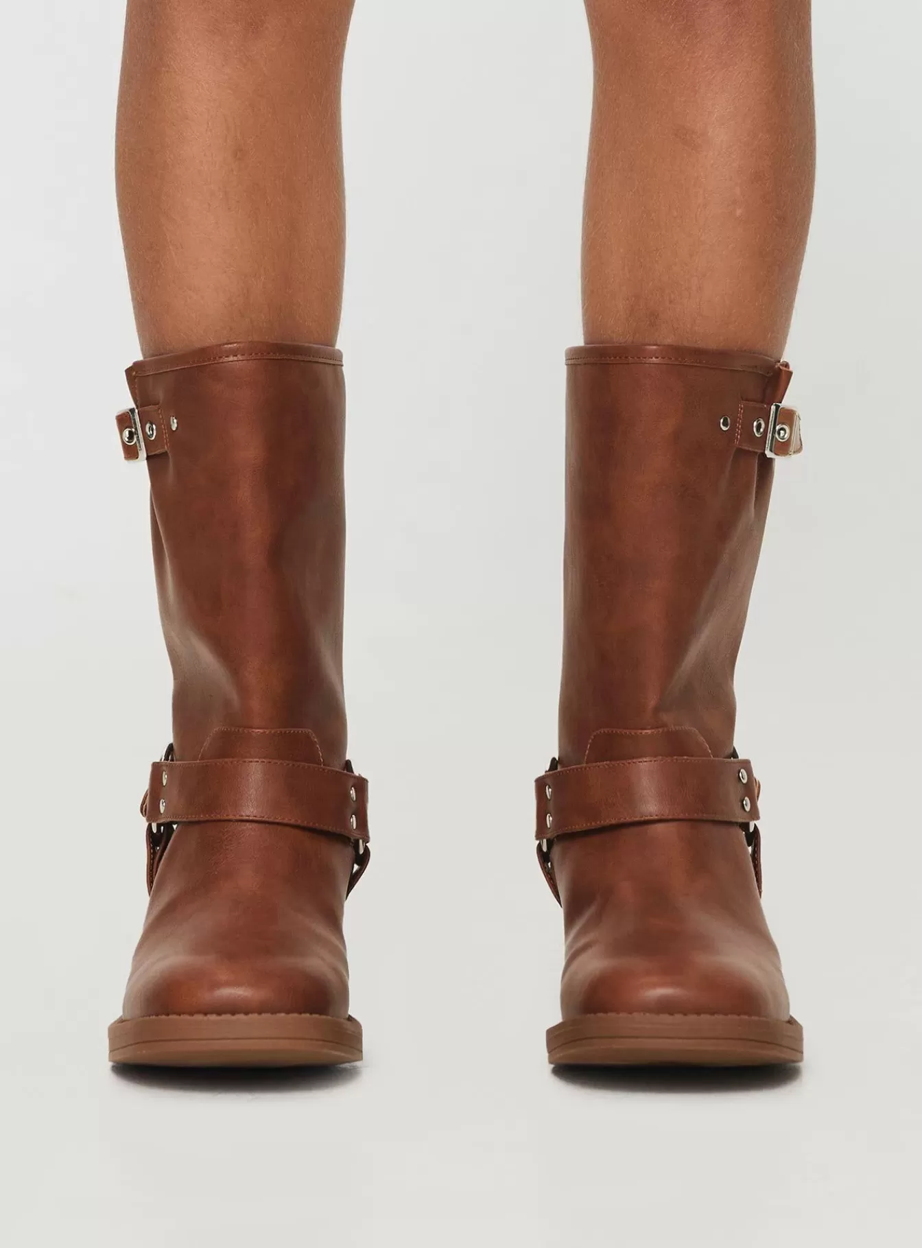 Princess Polly Boots | Maim Boots Brown