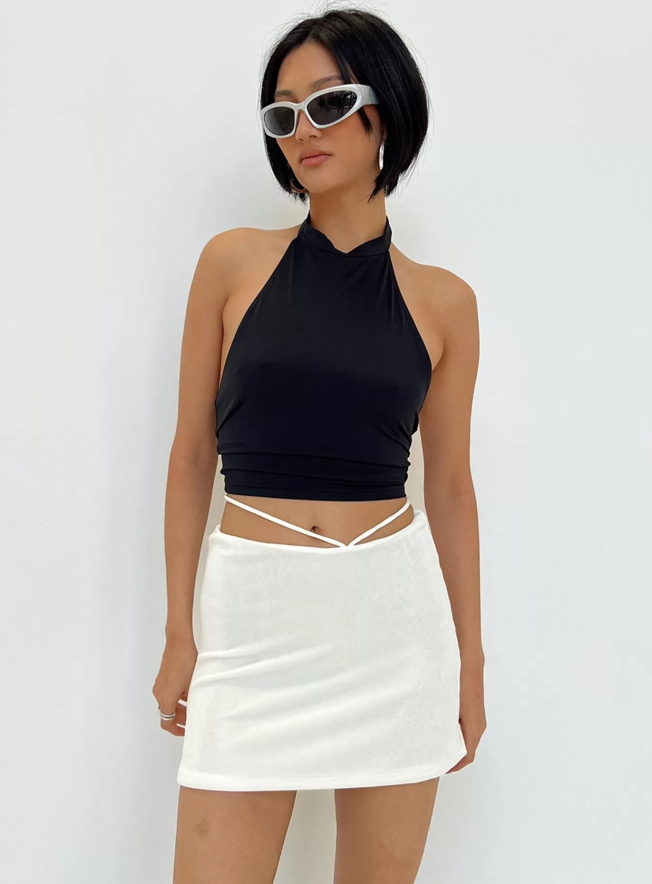 Princess Polly Skirts | Maisie Mini Skirt White