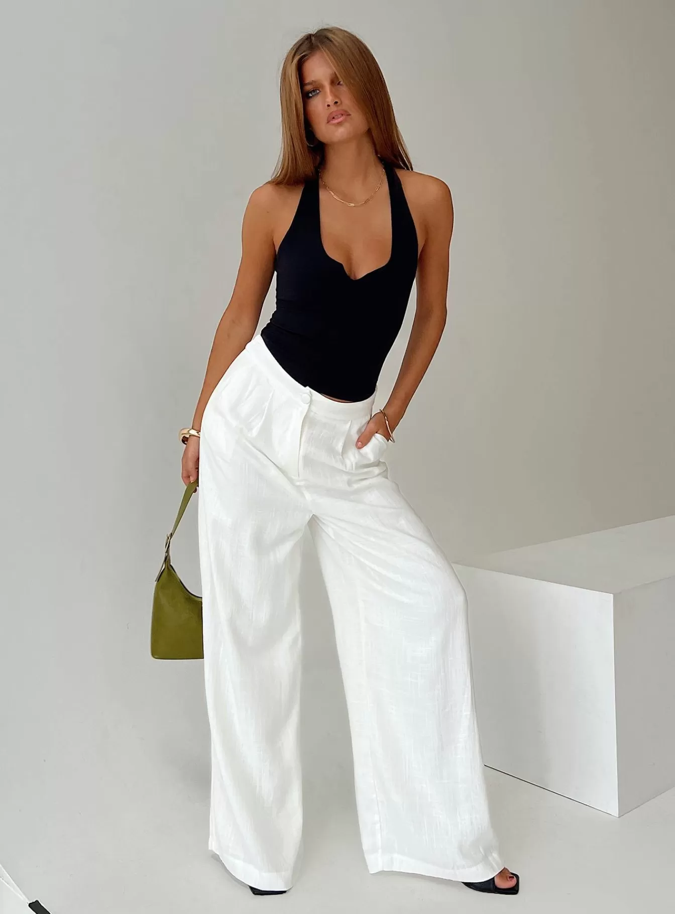 Princess Polly Pants | Mallorcs Pants White