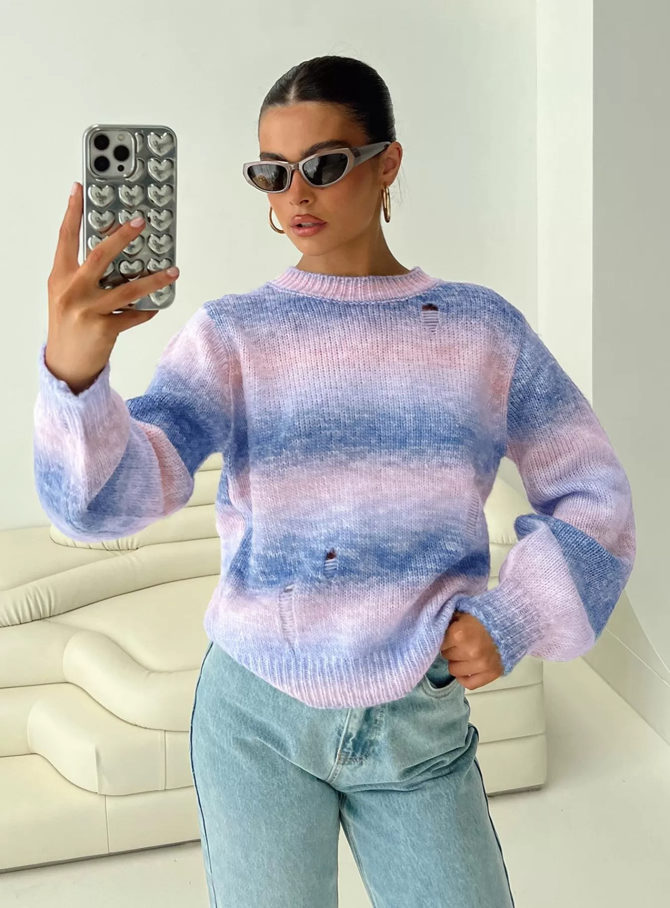 Princess Polly Knitted Sweaters | Marge Ombre Stripe Sweater Multi